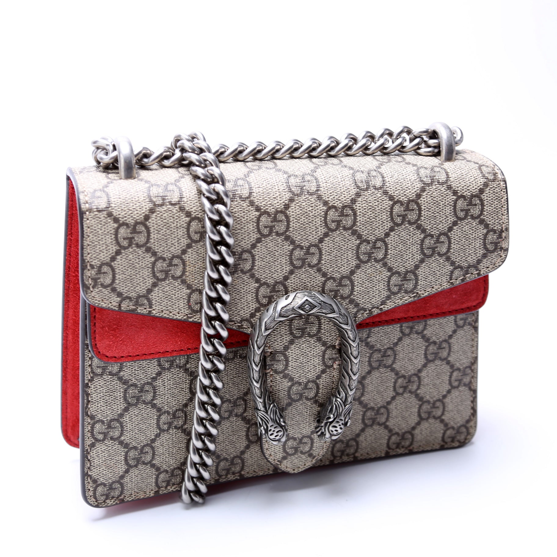 Gucci Dionysus GG Red Mini Shoulder Bag