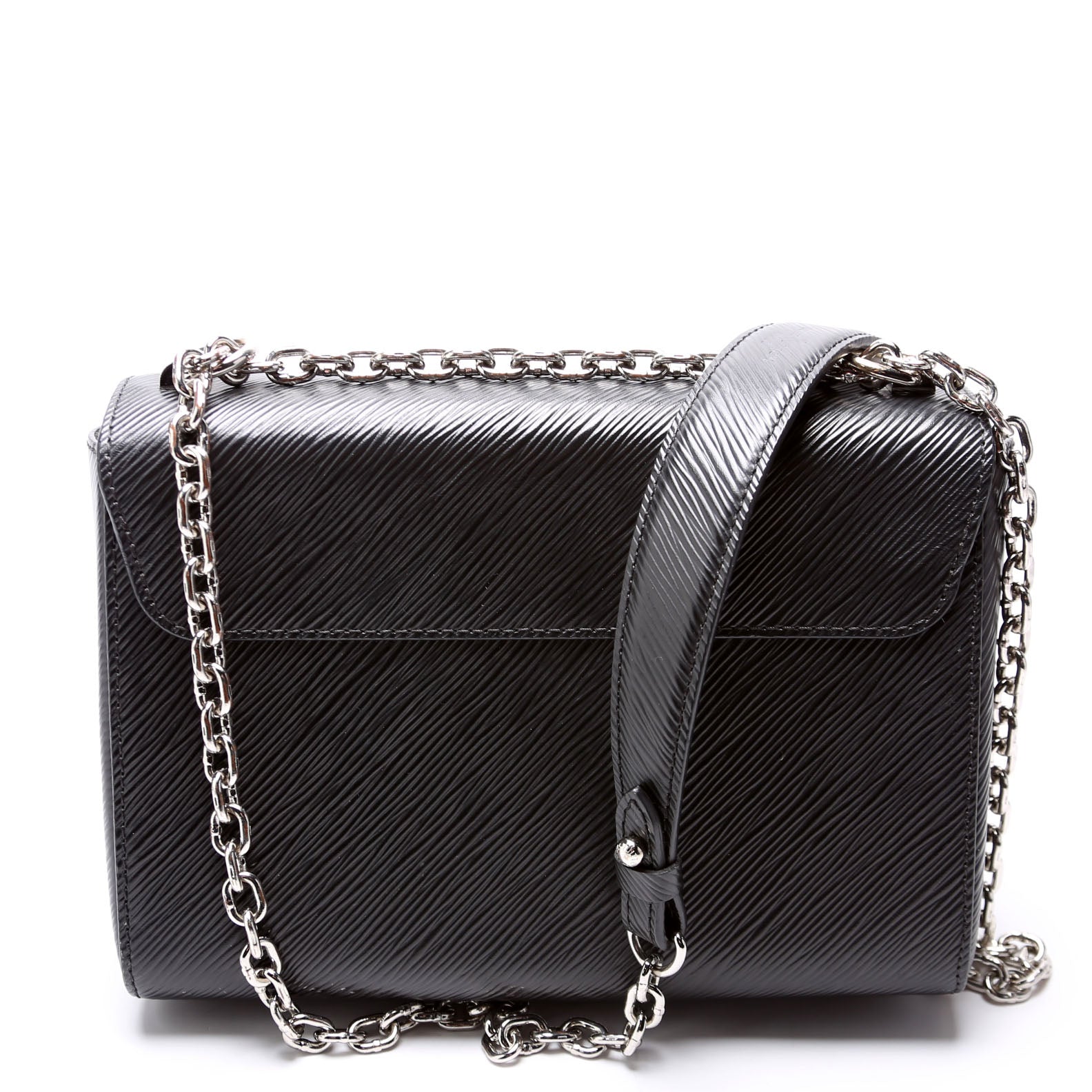 Louis Vuitton Twist Black MM Epi Handbag