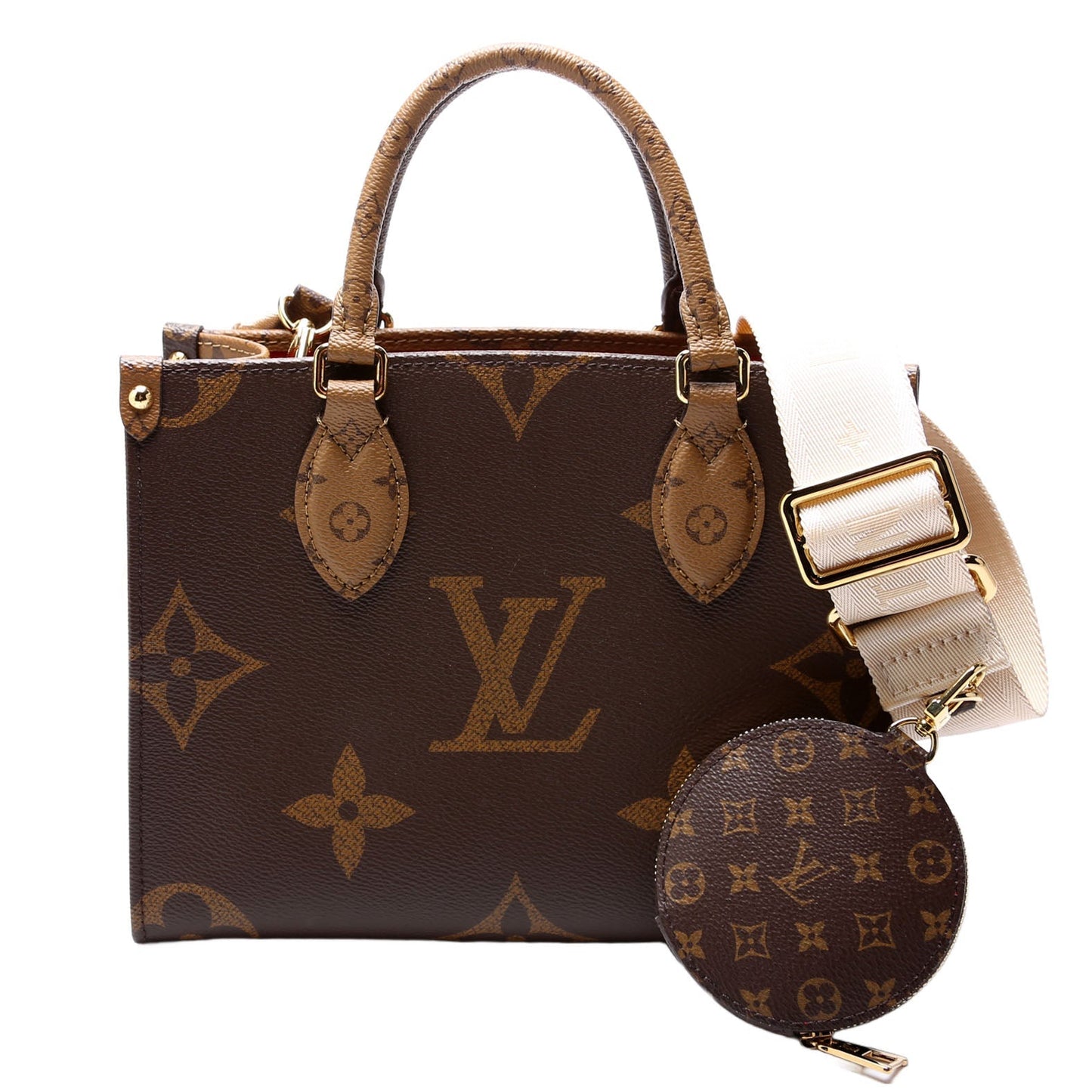 Louis Vuitton ONTHEGO PM Reverse Monogram Handbag Reverse Monogram