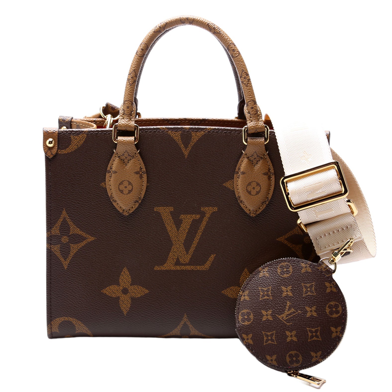 Louis Vuitton ONTHEGO PM Reverse Monogram Handbag Reverse Monogram