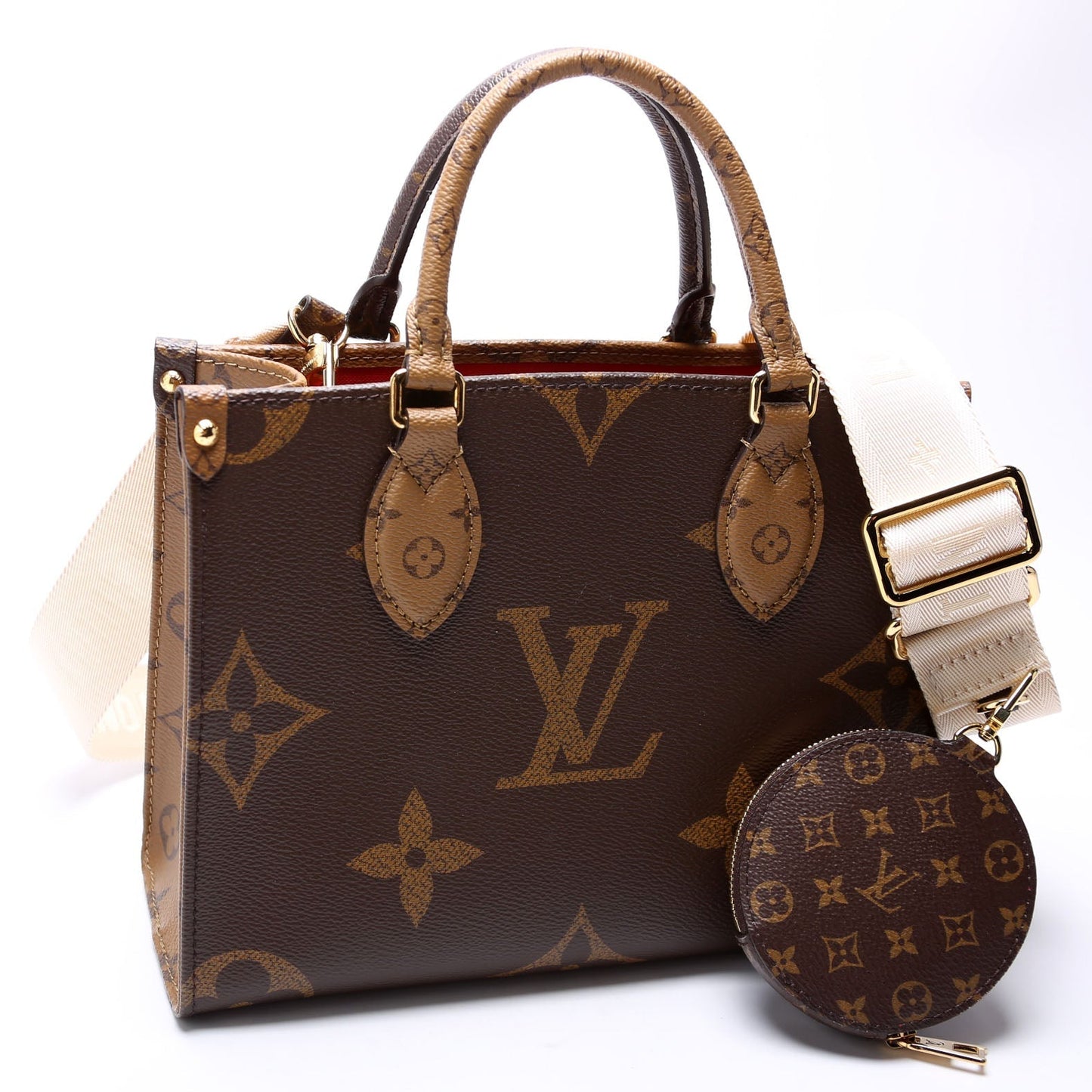 Louis Vuitton ONTHEGO PM Reverse Monogram Handbag Reverse Monogram