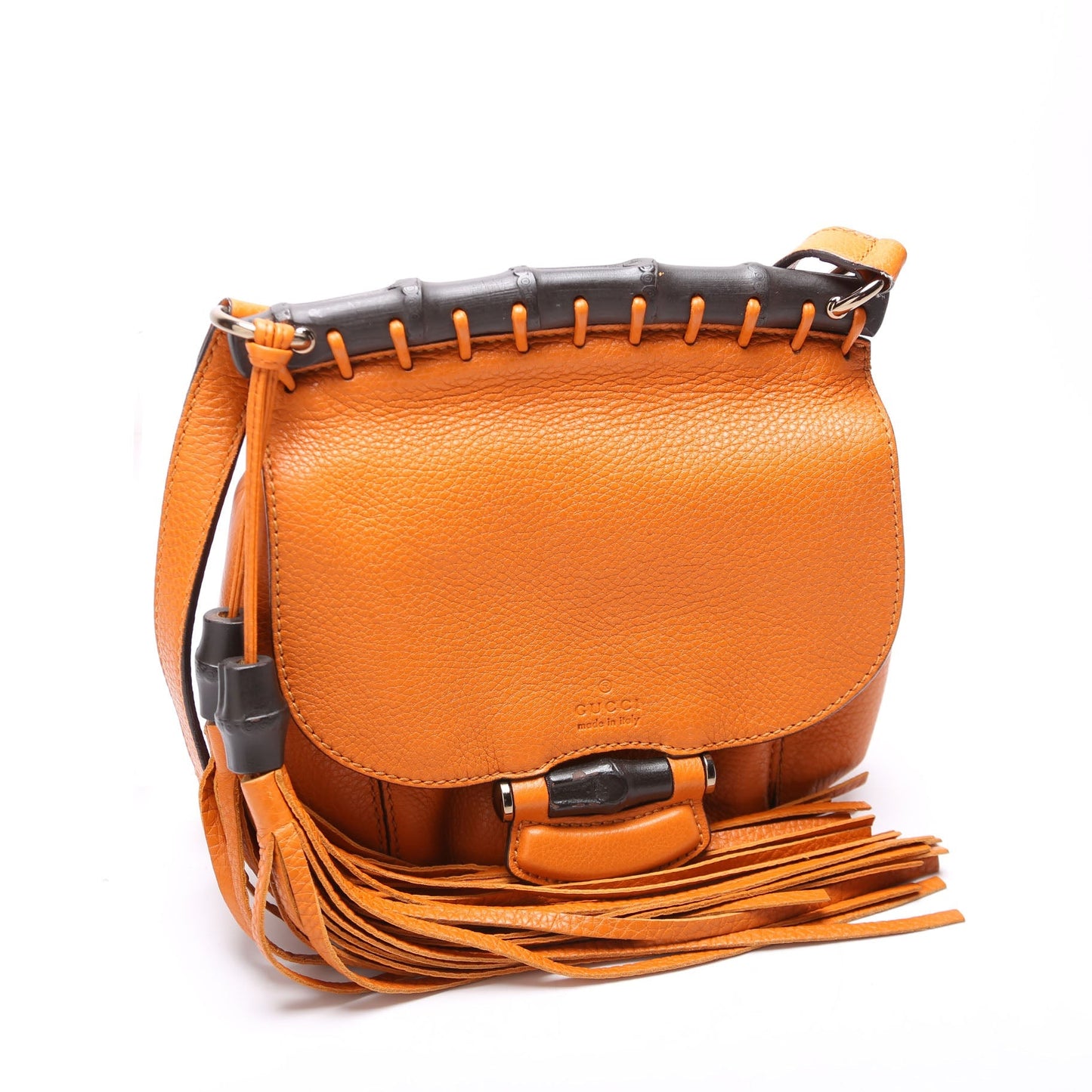 Gucci Bamboo Nouveau Calfskin Small Shoulder Bag Bag Small