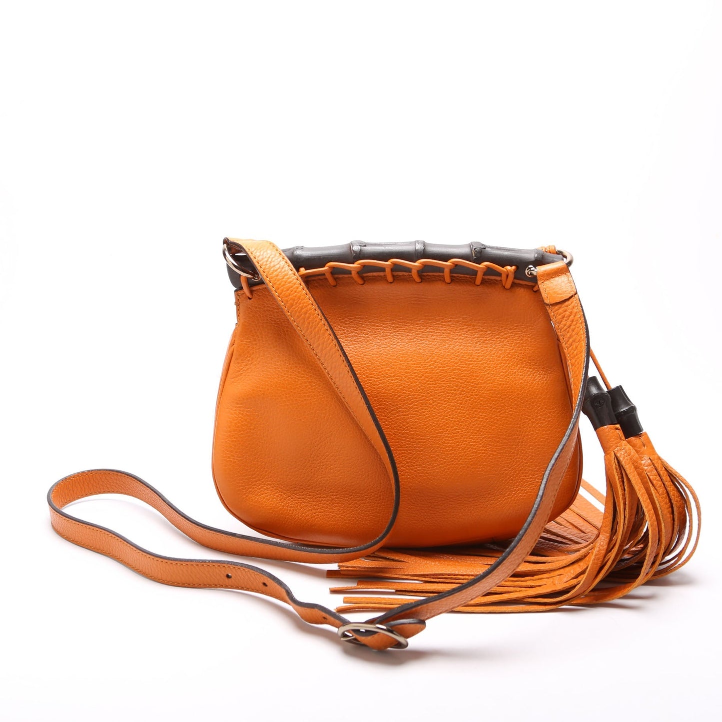 Gucci Bamboo Nouveau Calfskin Small Shoulder Bag Bag Small