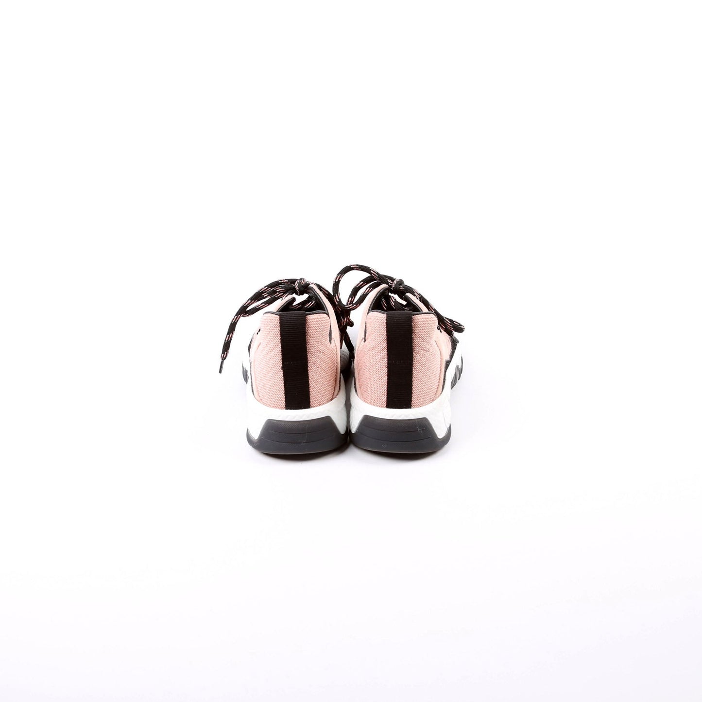 Chanel CC Suede/Fabric Trainers Size 39.5 Pink