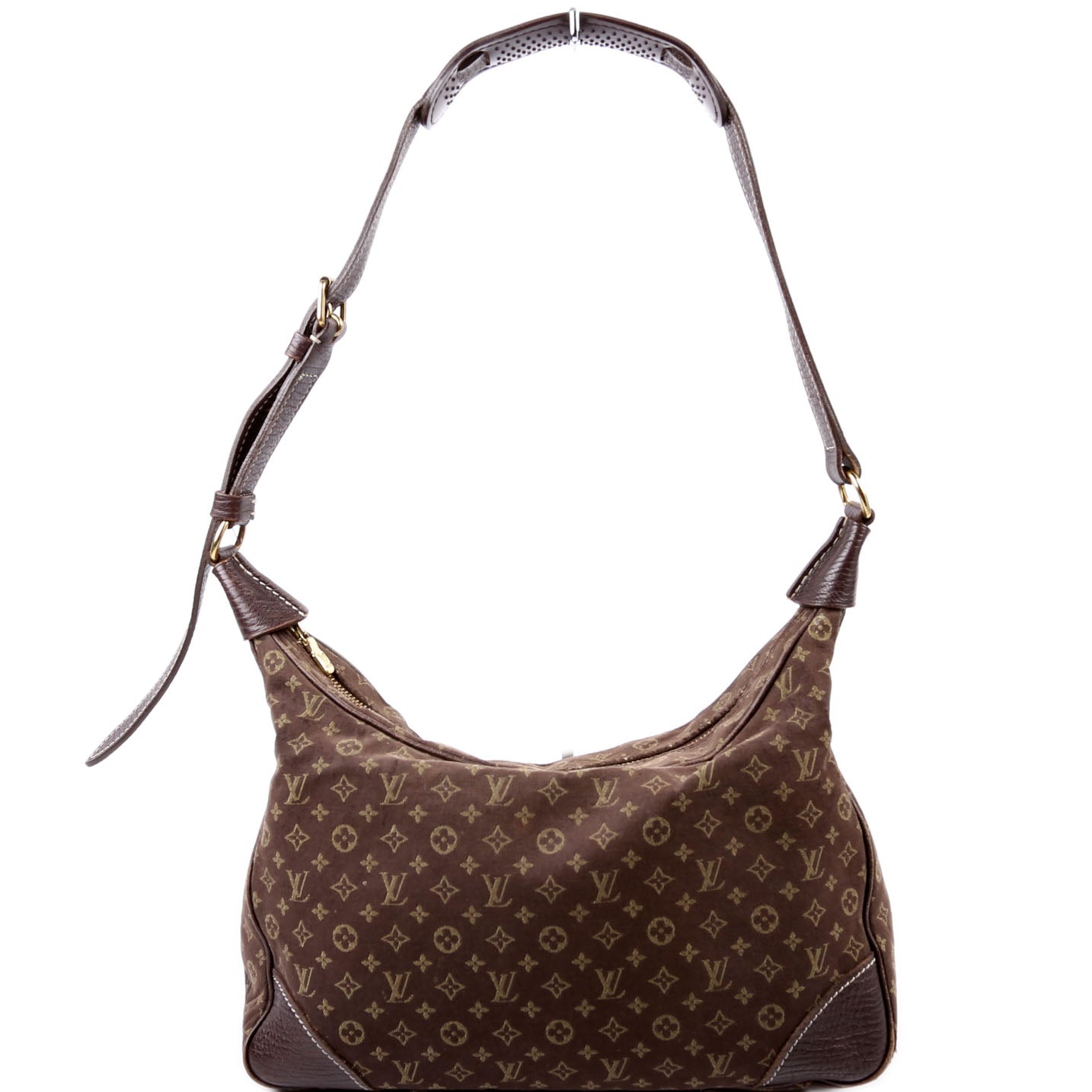 Louis Vuitton Boulogne Lin Brown Mini Bag