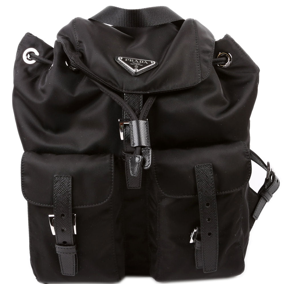 Prada Re Backpack Bag Nylon Black