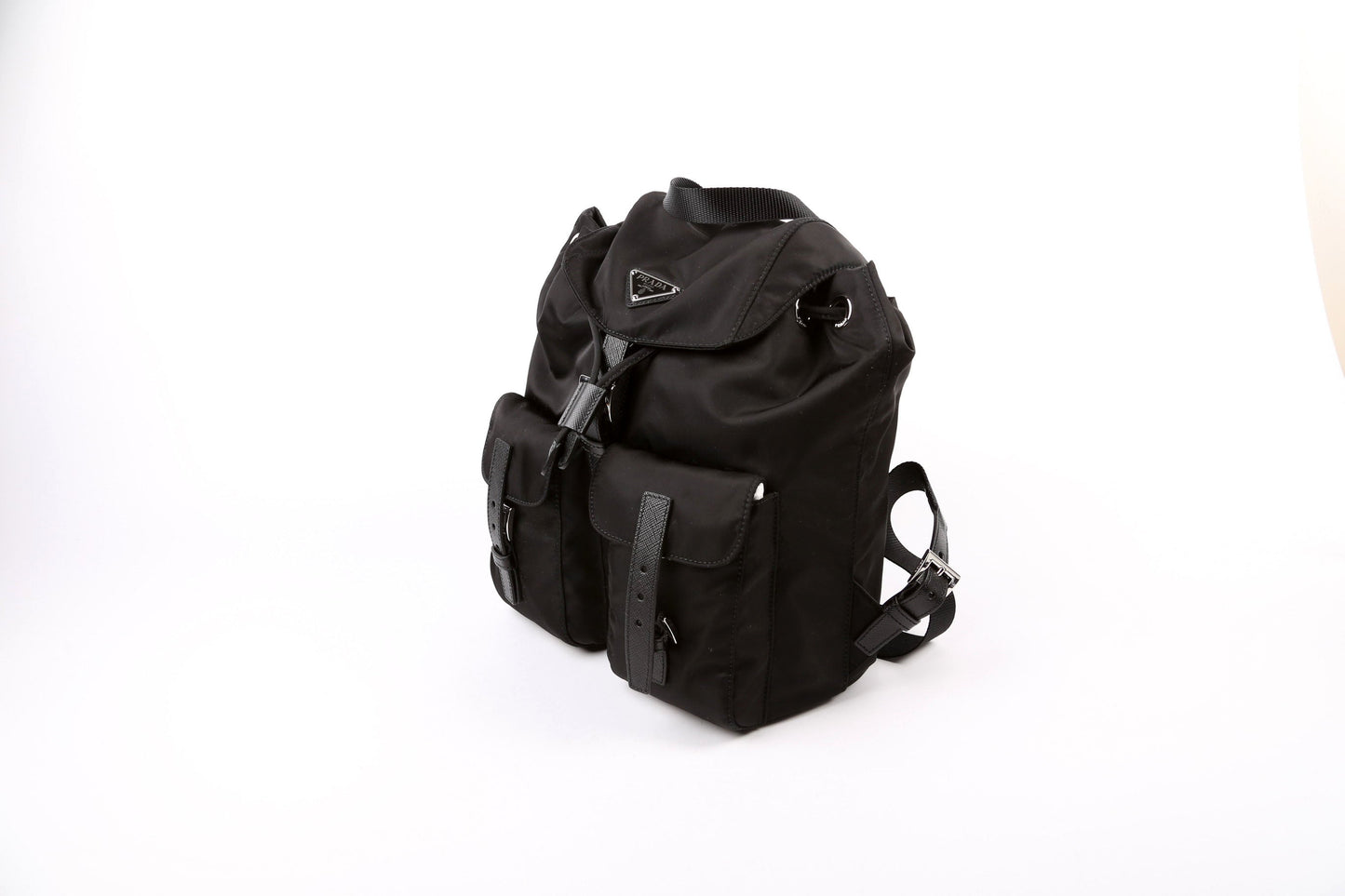 Prada Re Backpack Bag Nylon Black