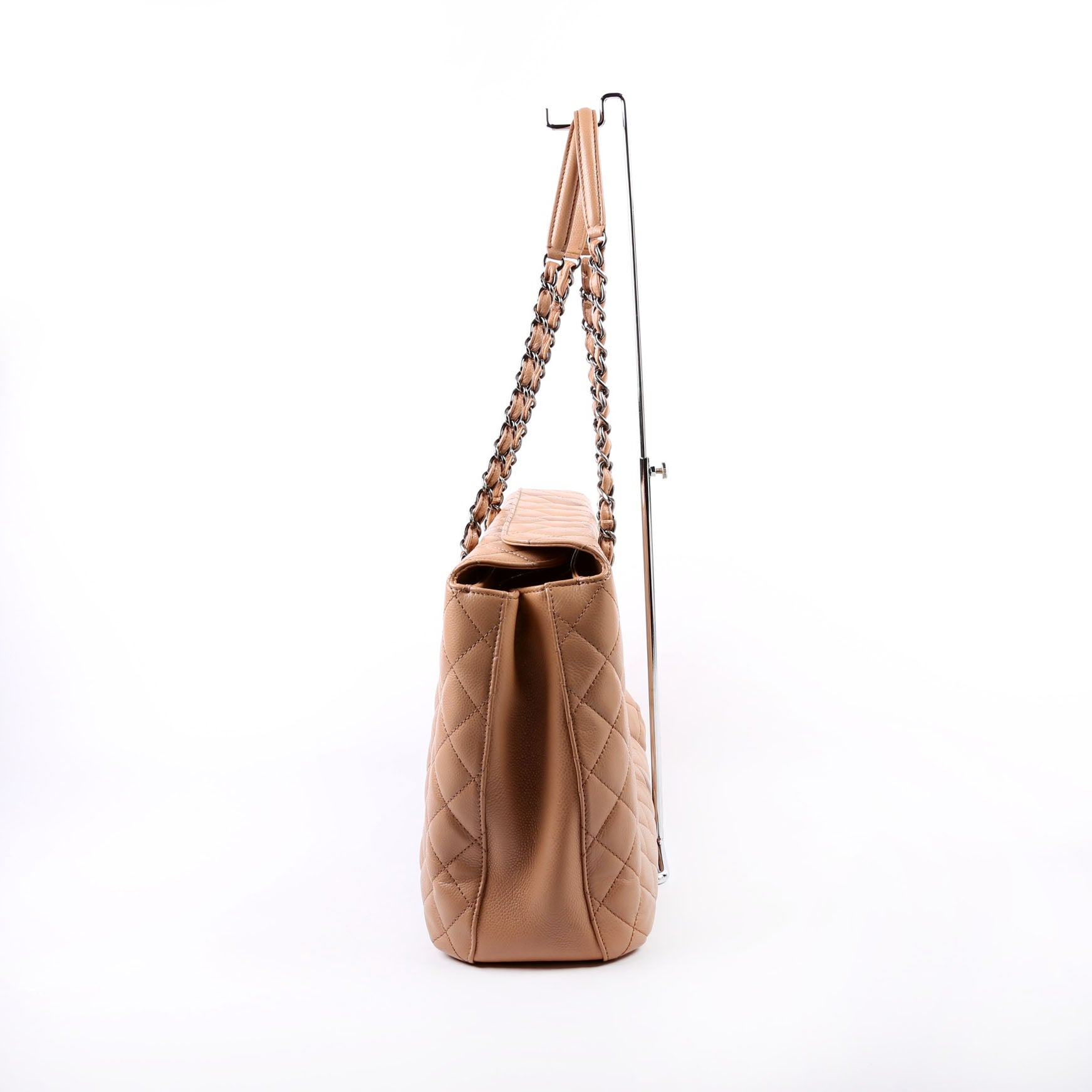 Chanel City Shopping Tote Large Caviar 21M Tan