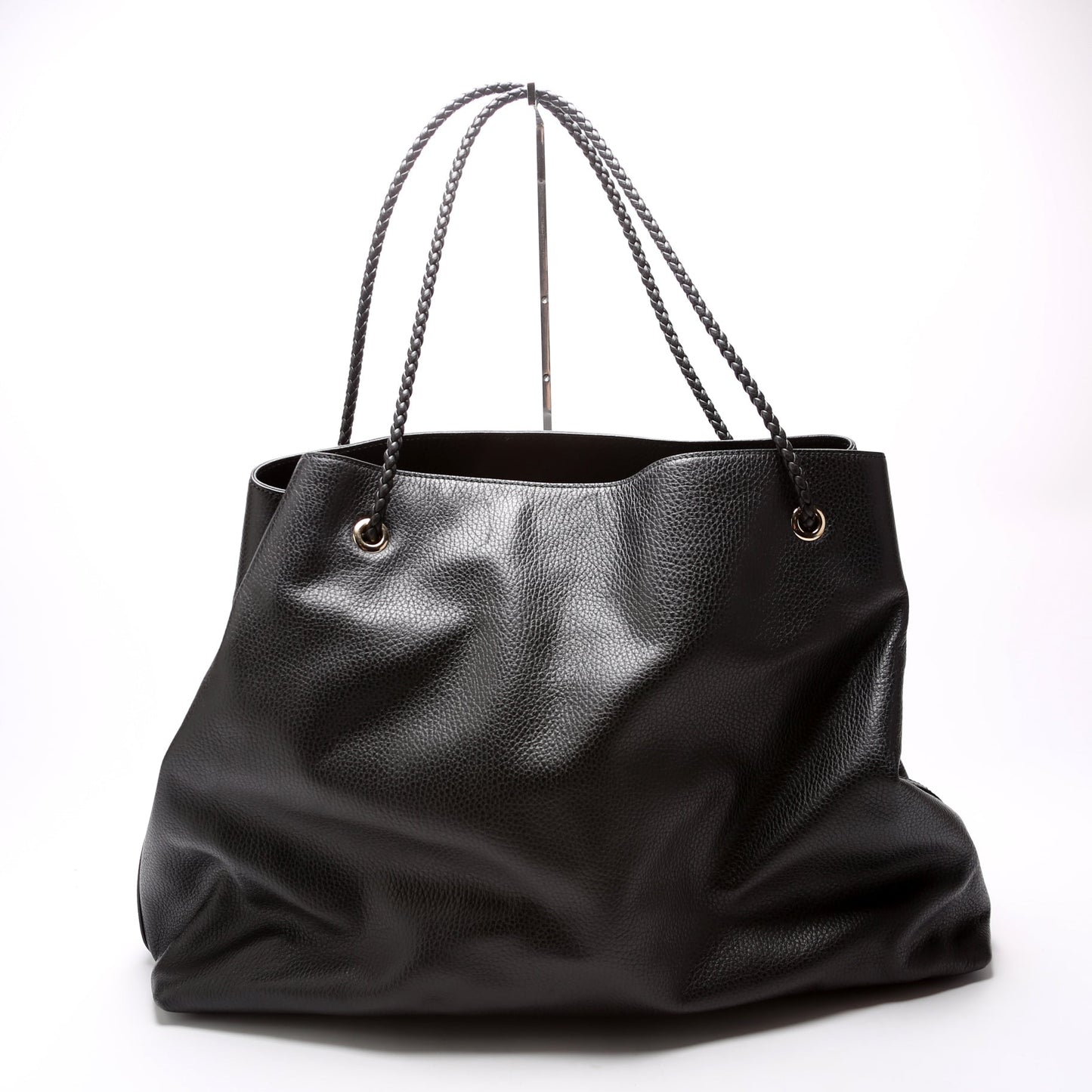 Gucci Gifford Braided Strap Black Tote Bag