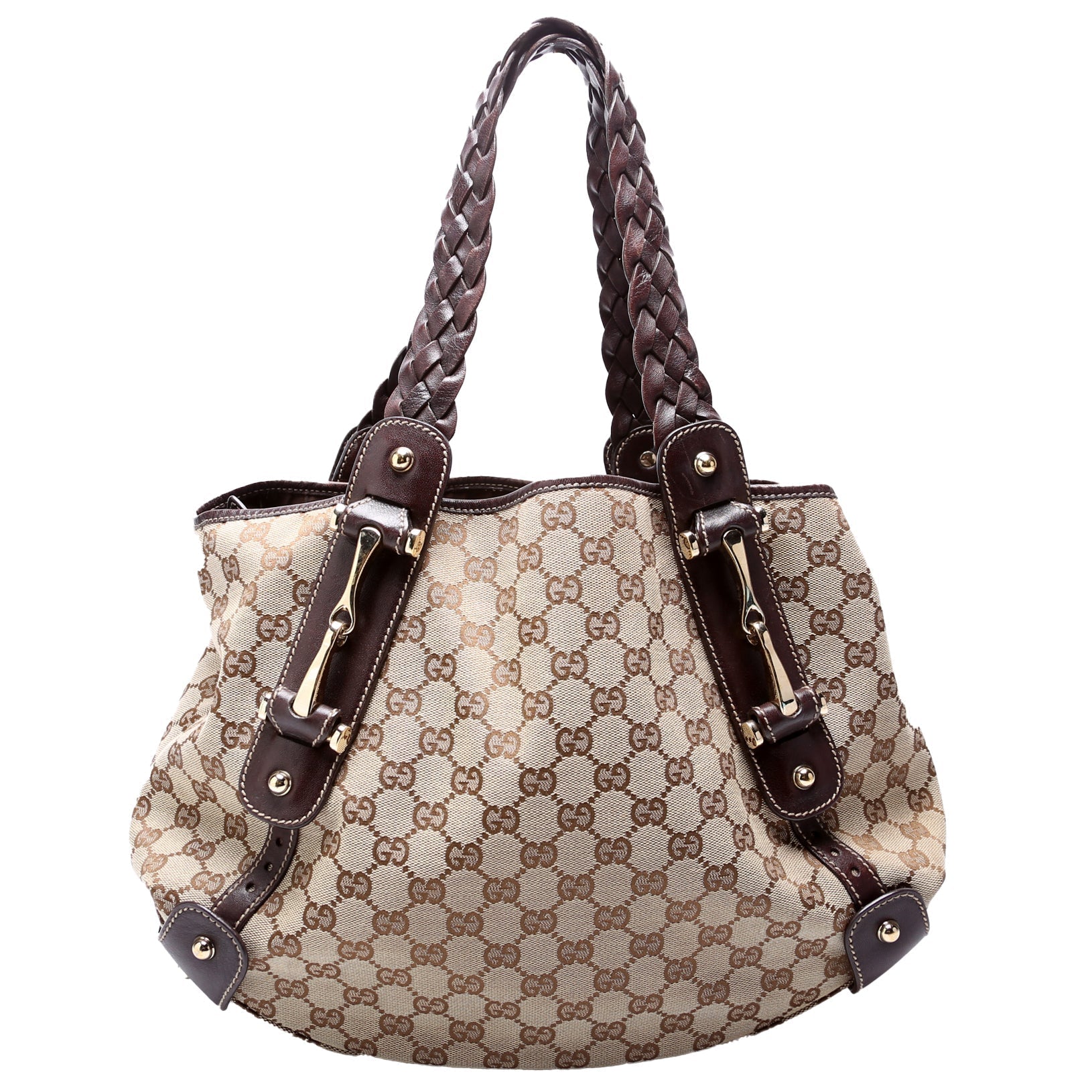 Gucci Pelham Brown Medium Shoulder Bag Brown 1