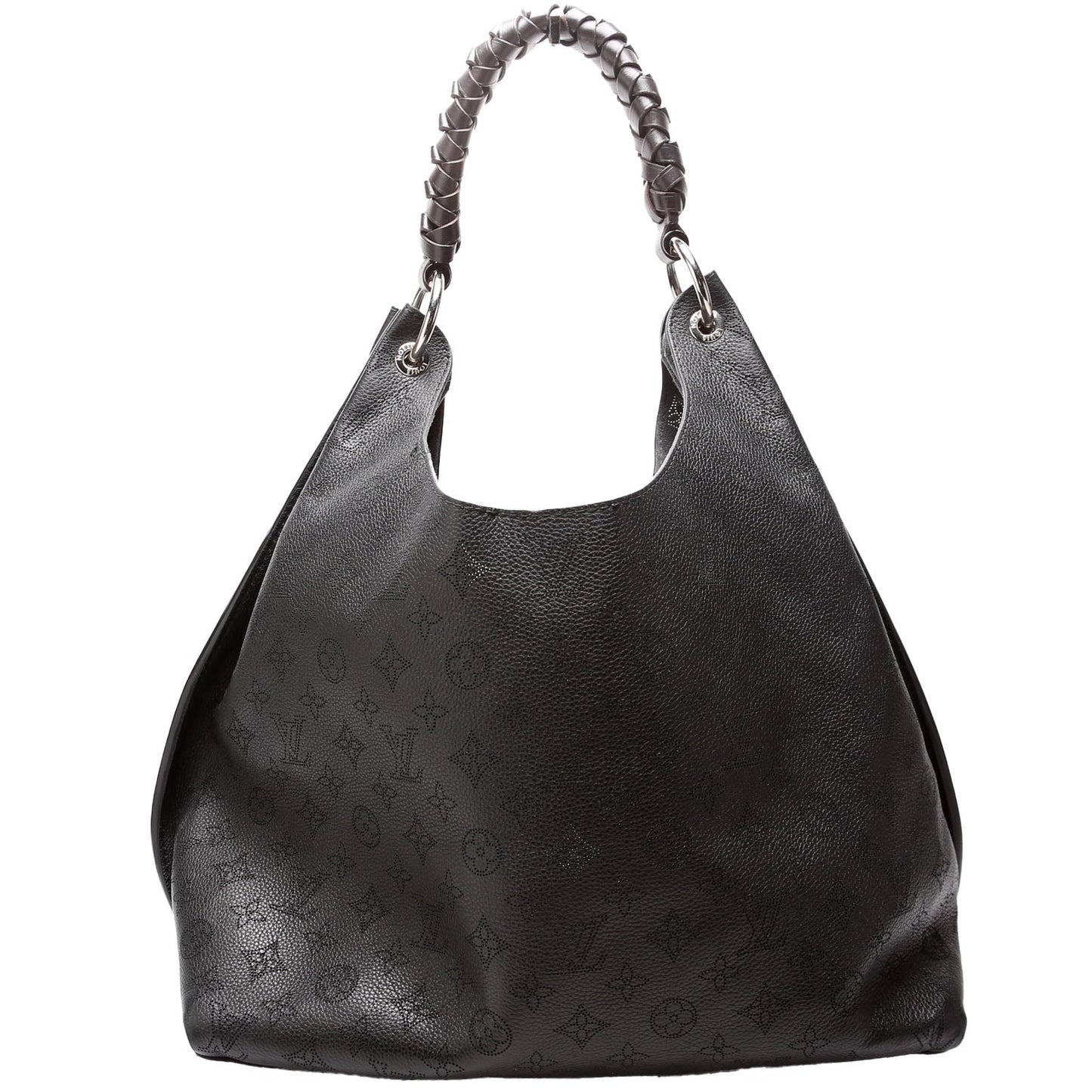 Louis Vuitton Carmel Mahina Black Handbag Mahina Black