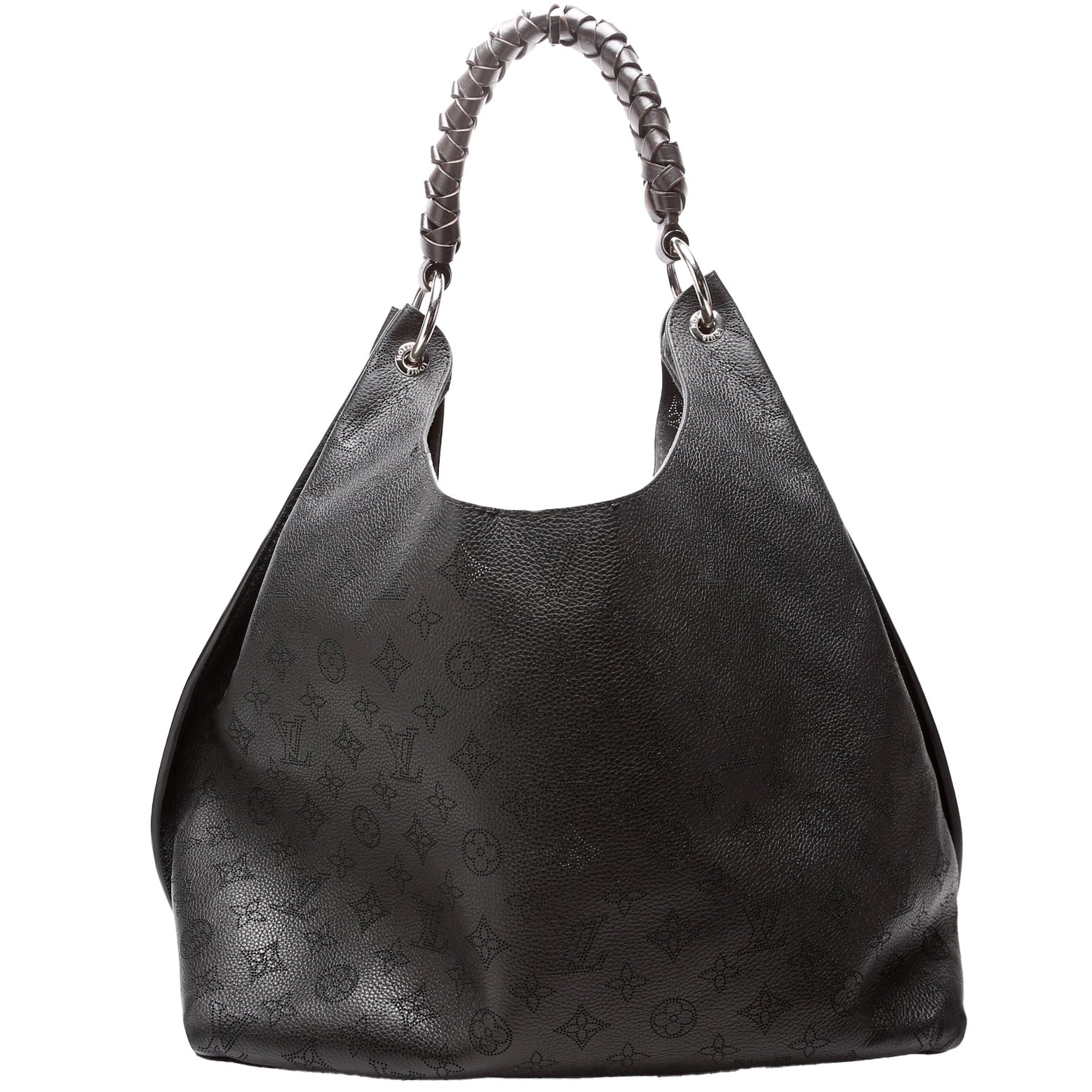 Louis Vuitton Carmel Mahina Black Handbag Mahina Black