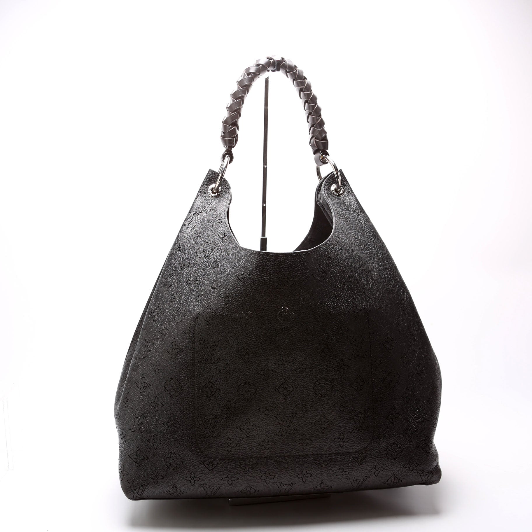 Louis Vuitton Carmel Mahina Black Handbag Mahina Black