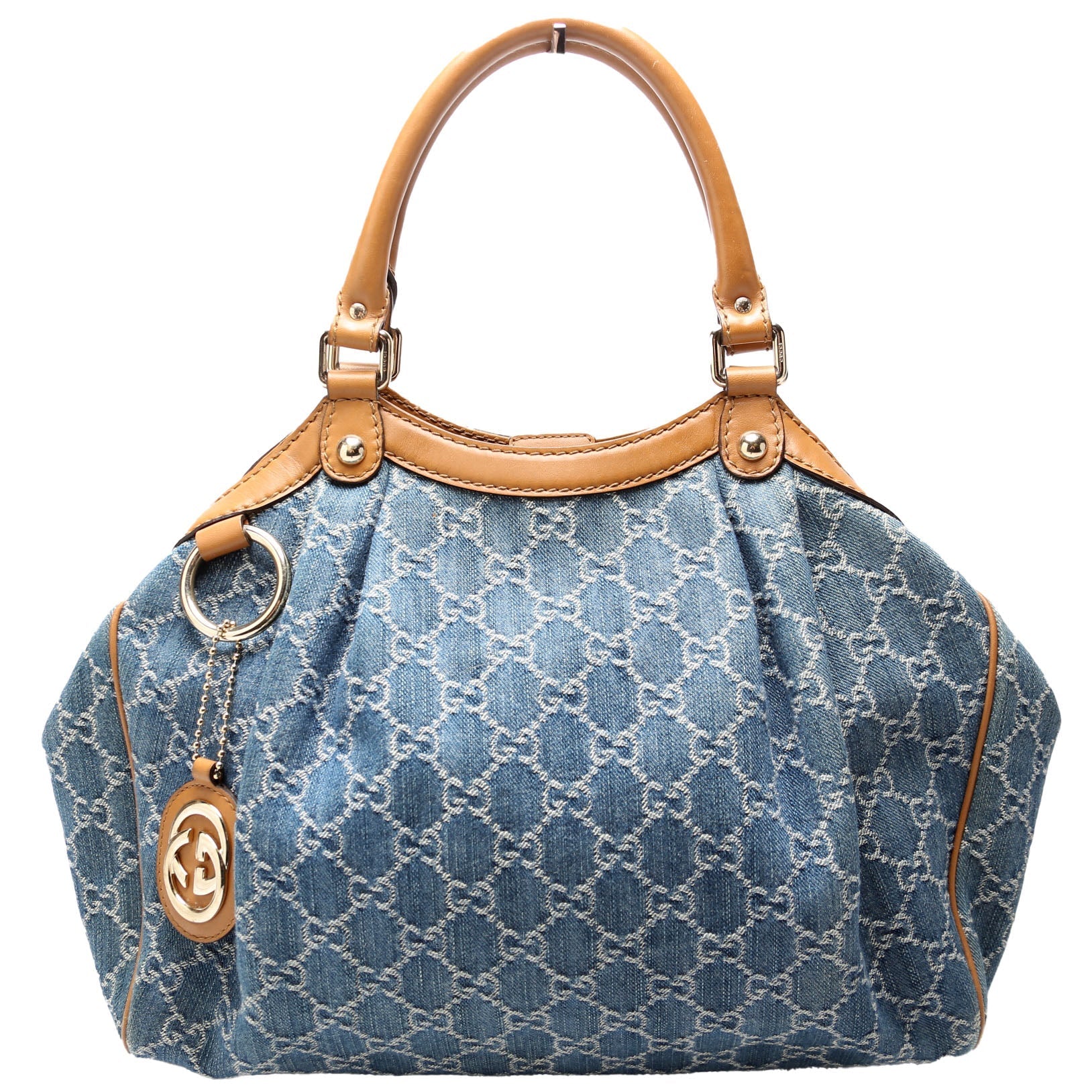 Gucci Sukey GG Denim Medium Handbag