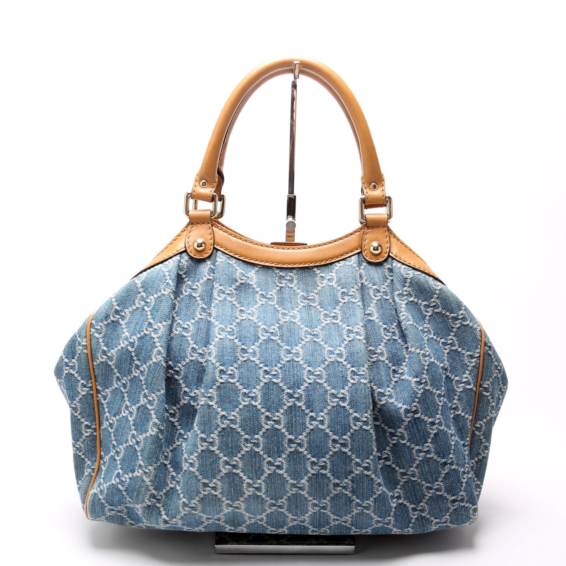Gucci Sukey GG Denim Medium Handbag