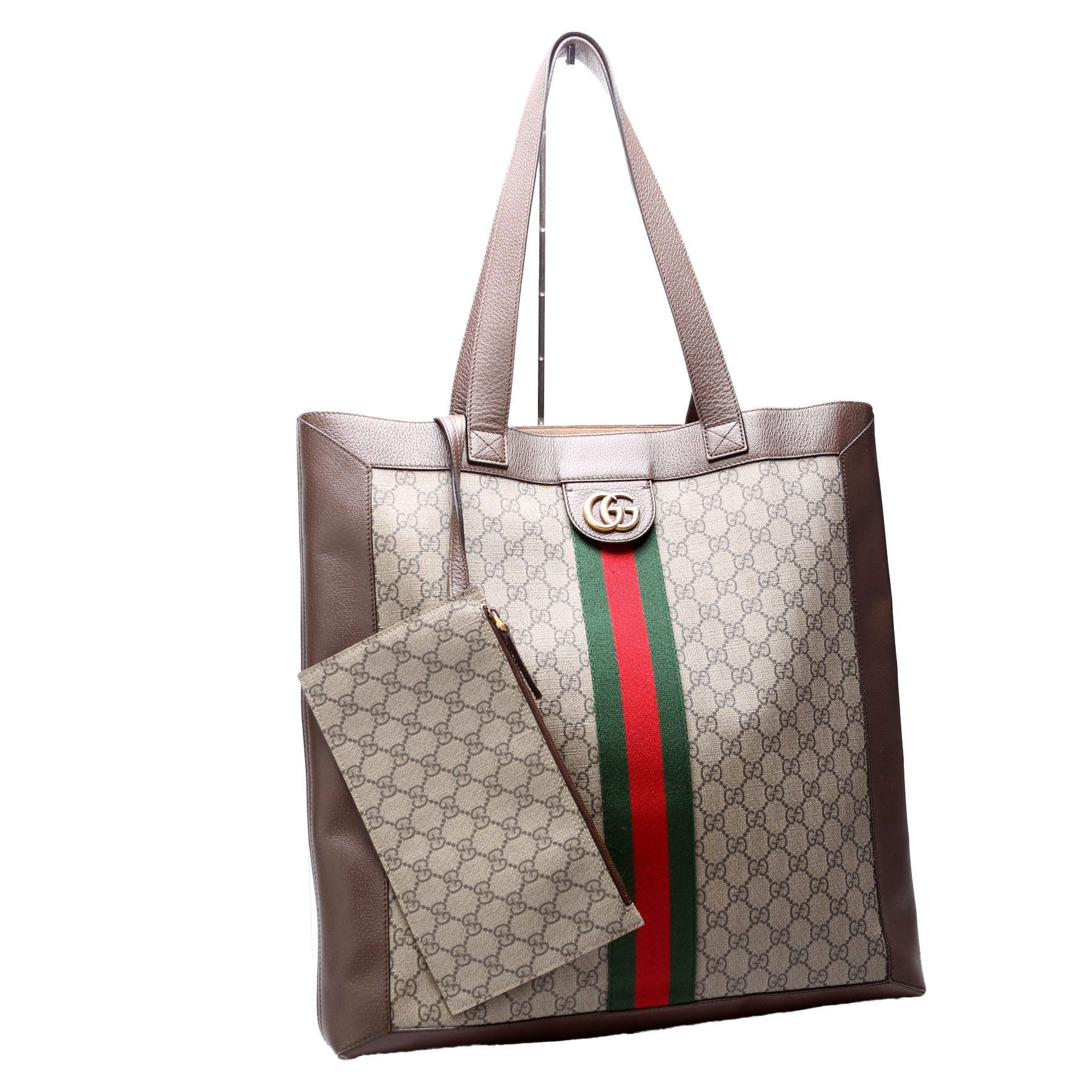 Gucci Ophidia Soft GG Supreme Brown Large Tote Bag