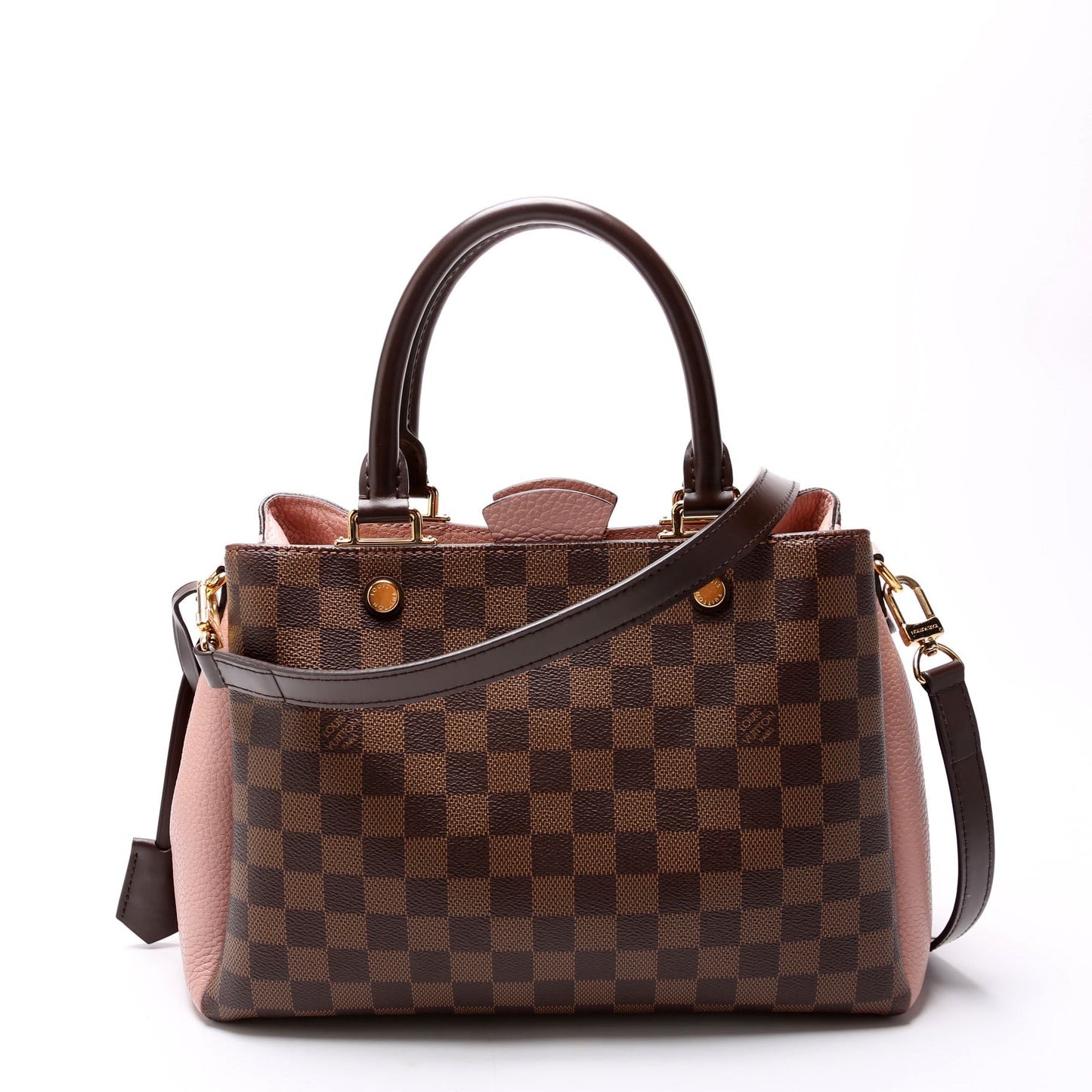 Louis Vuitton Brittany Ebene Damier Pink Handbag Pink 2
