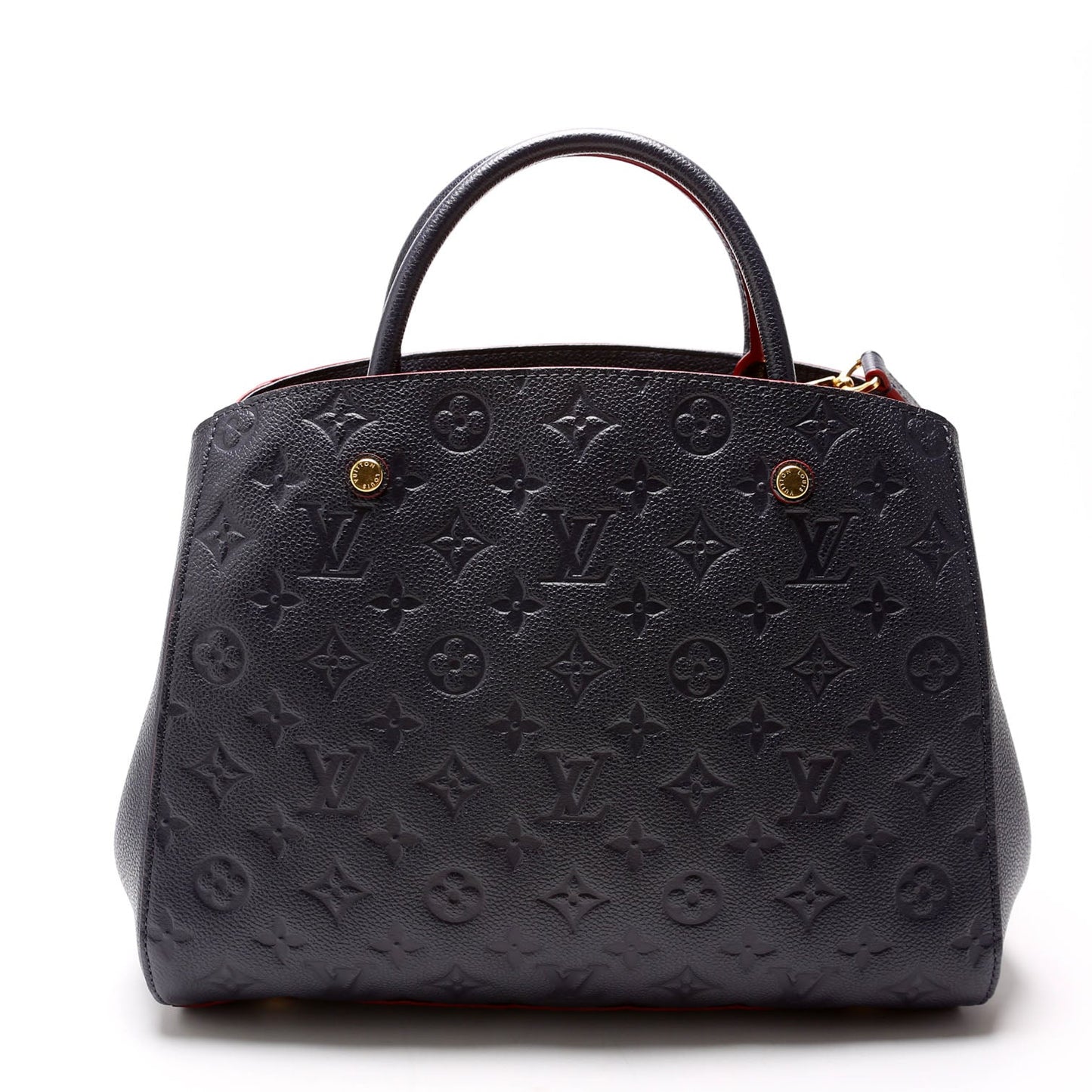 Louis Vuitton Montaigne MM Navy Empreinte Handbag
