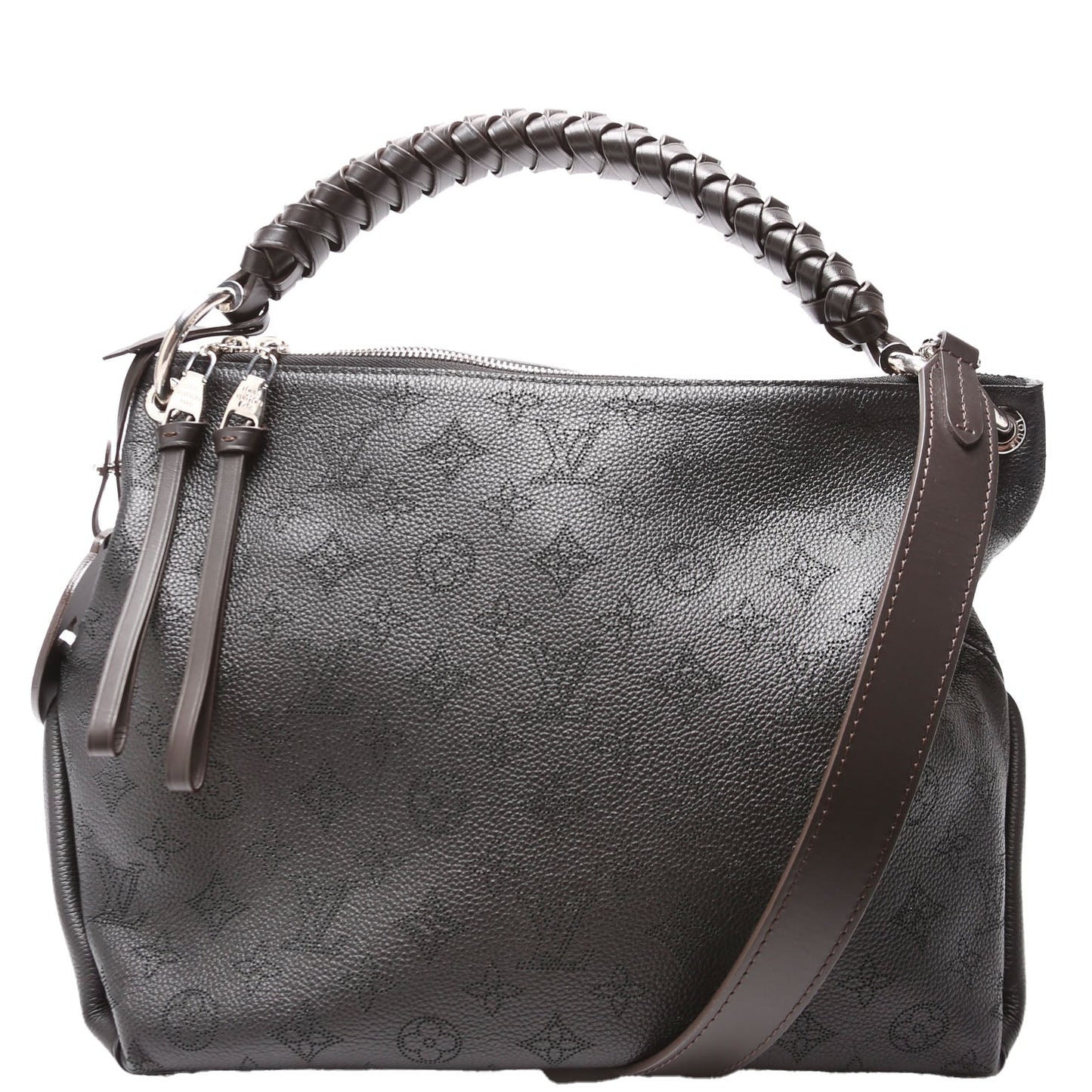 Louis Vuitton Beaubourg Hobo MM Mahina Brown Shoulder Bag