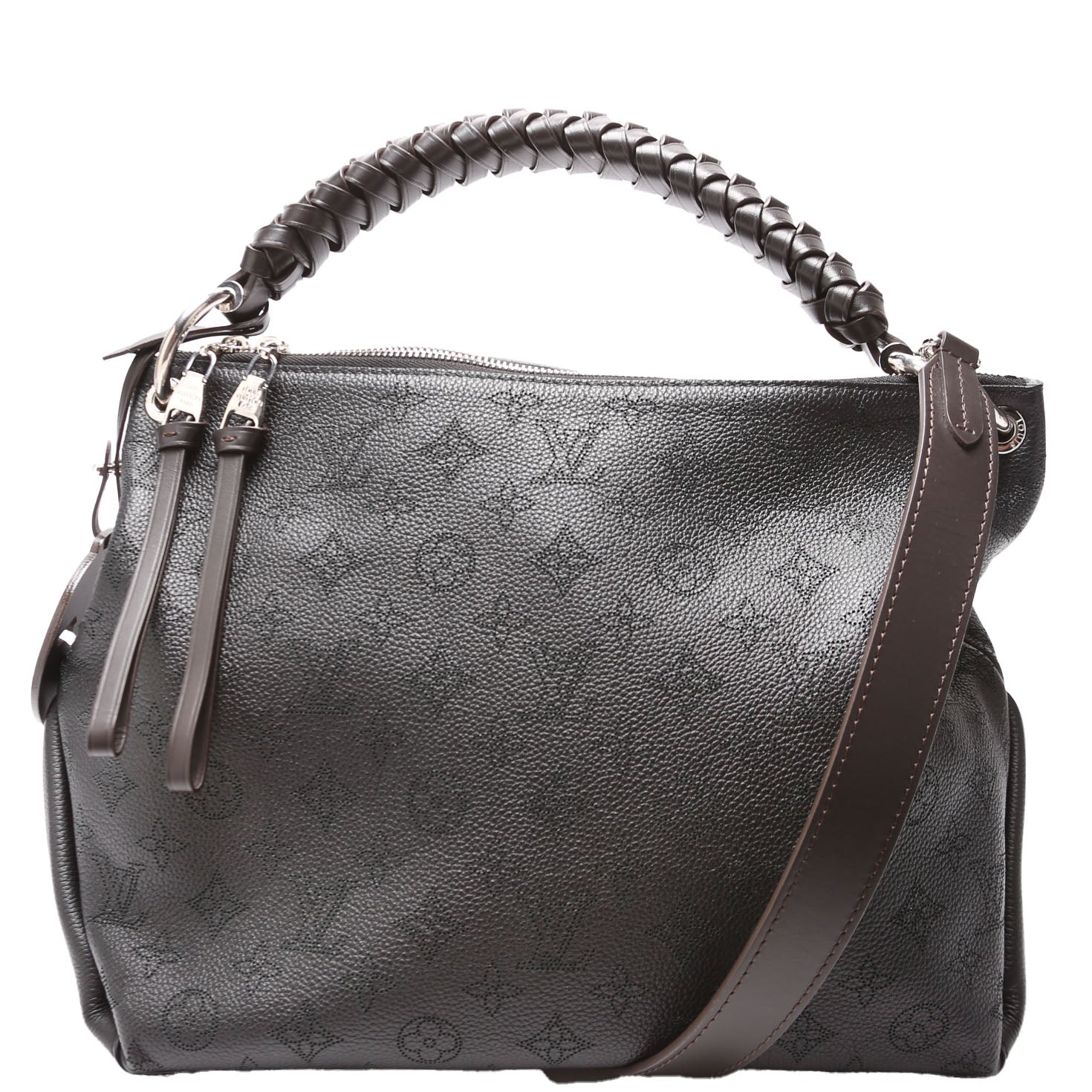 Louis Vuitton Beaubourg Hobo MM Mahina Brown Shoulder Bag