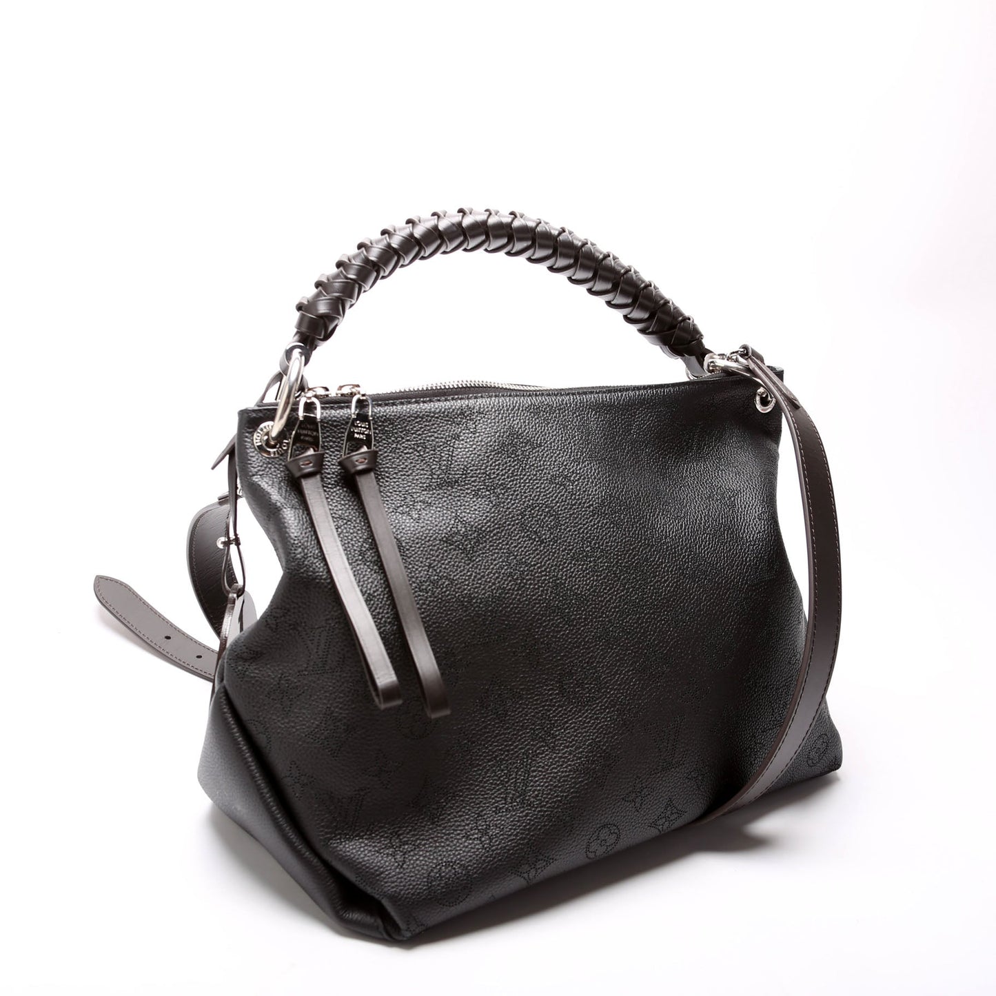 Louis Vuitton Beaubourg Hobo MM Mahina Brown Shoulder Bag
