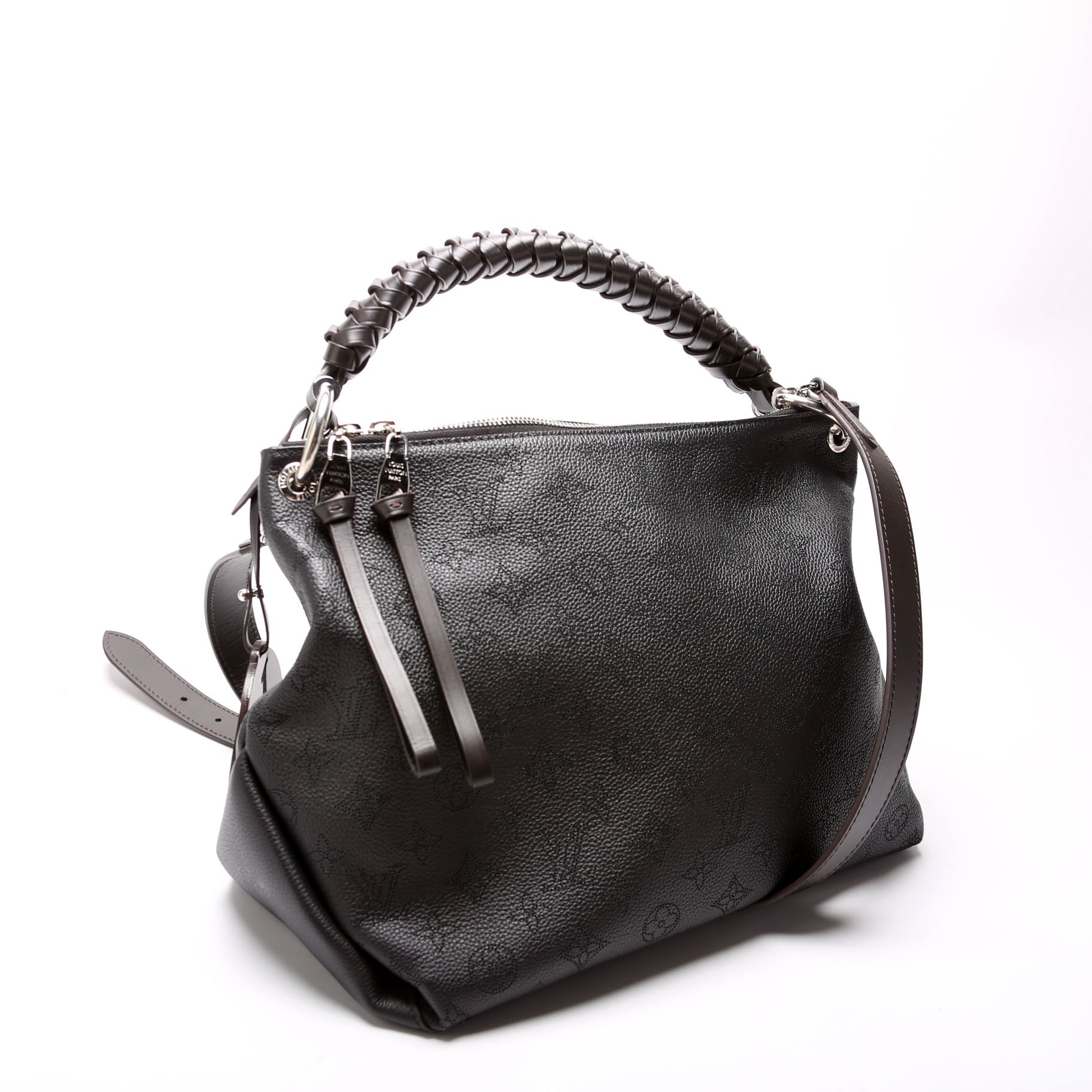 Louis Vuitton Beaubourg Hobo MM Mahina Brown Shoulder Bag