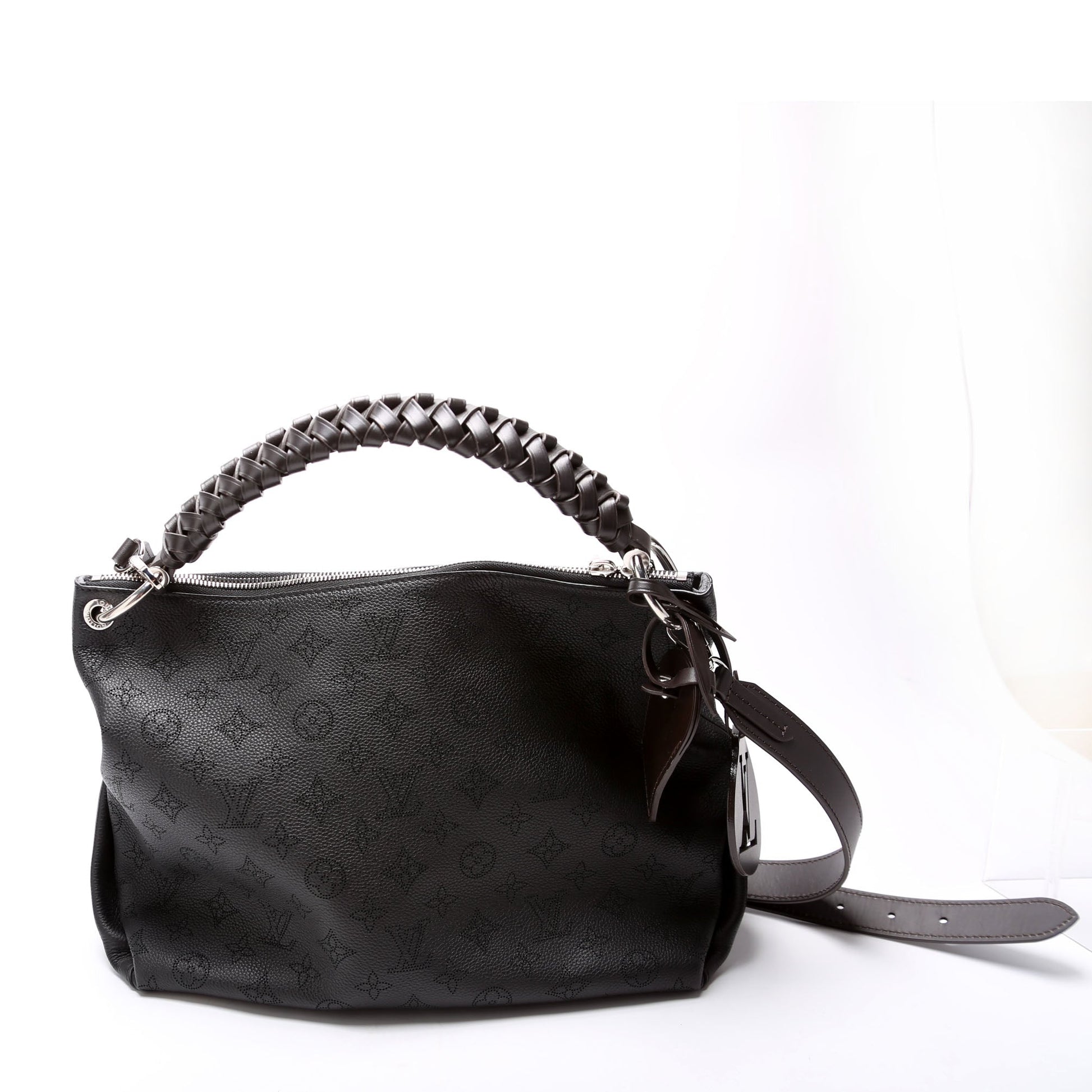 Louis Vuitton Beaubourg Hobo MM Mahina Brown Shoulder Bag