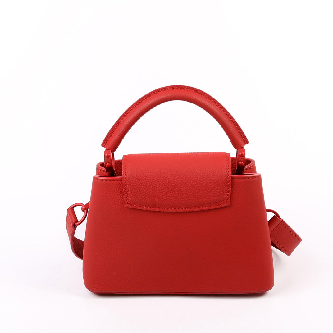 Louis Vuitton Capucines Monochrome Taurillon Red Hat