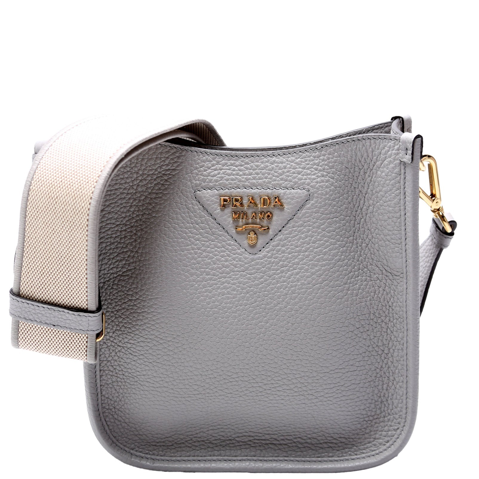 Prada Shoulder Grey Bag Leather Mini Shoulder Bag