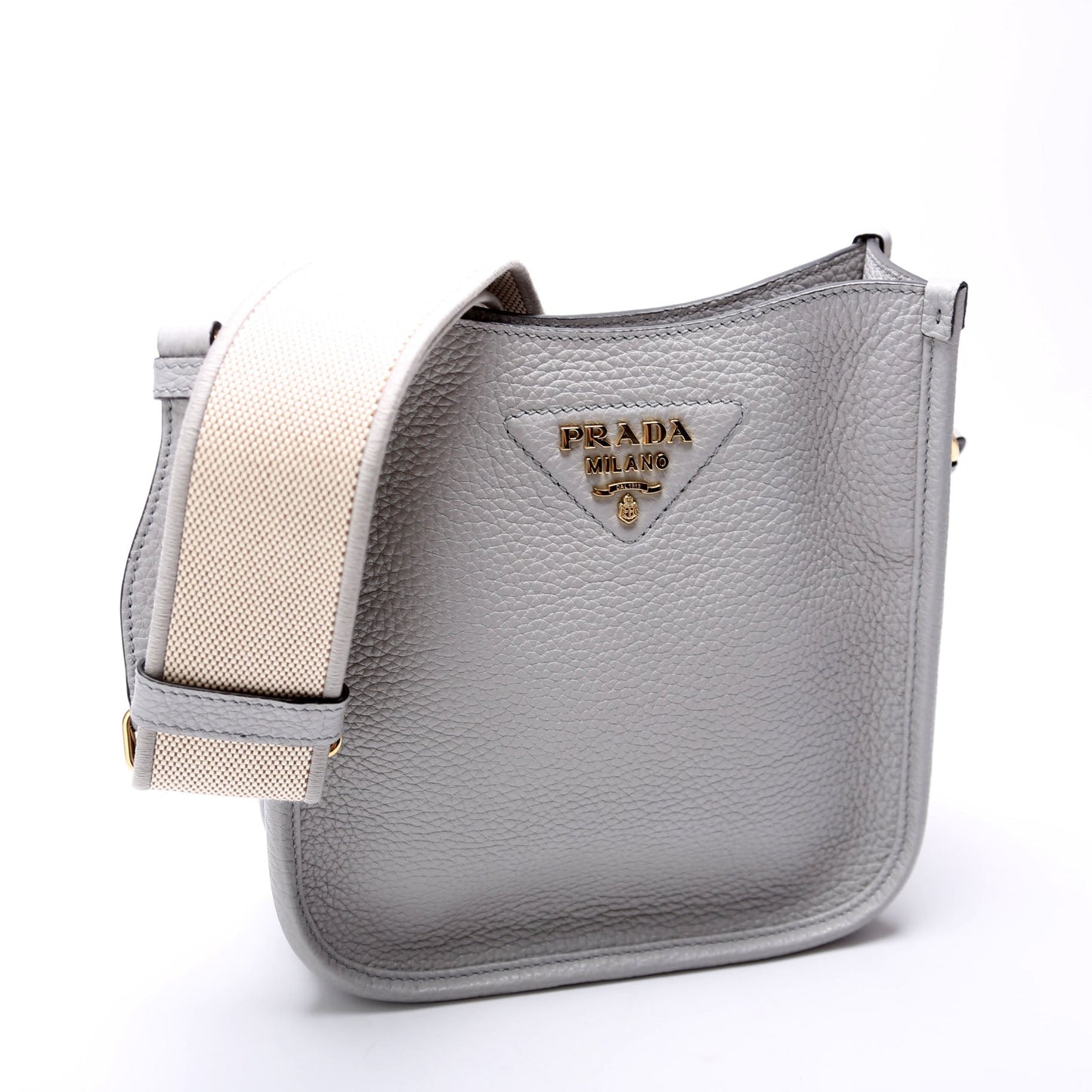 Prada Shoulder Grey Bag Leather Mini Shoulder Bag