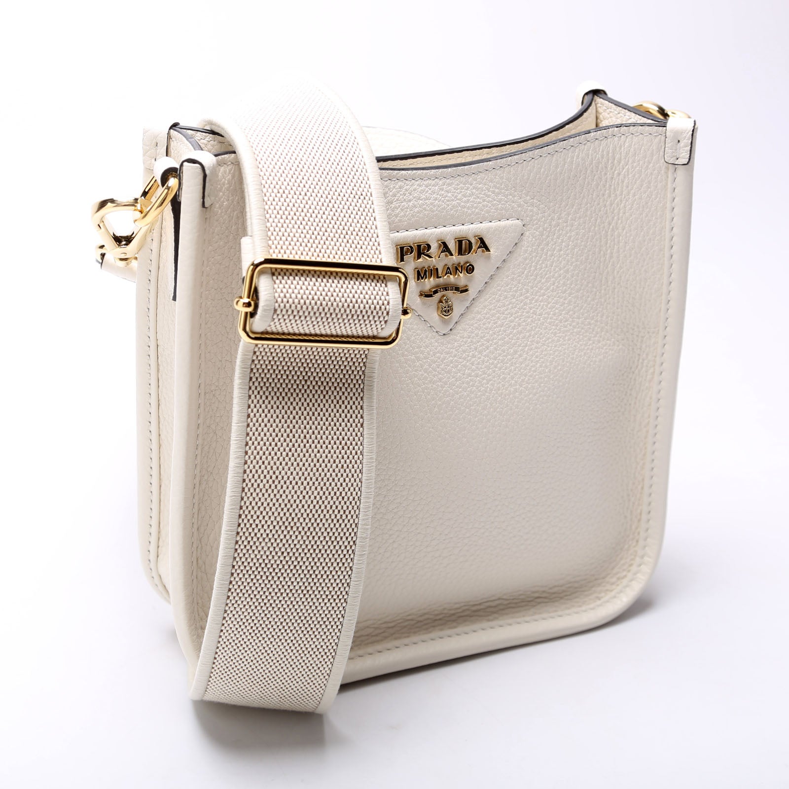 Prada Shoulder Bag Leather White