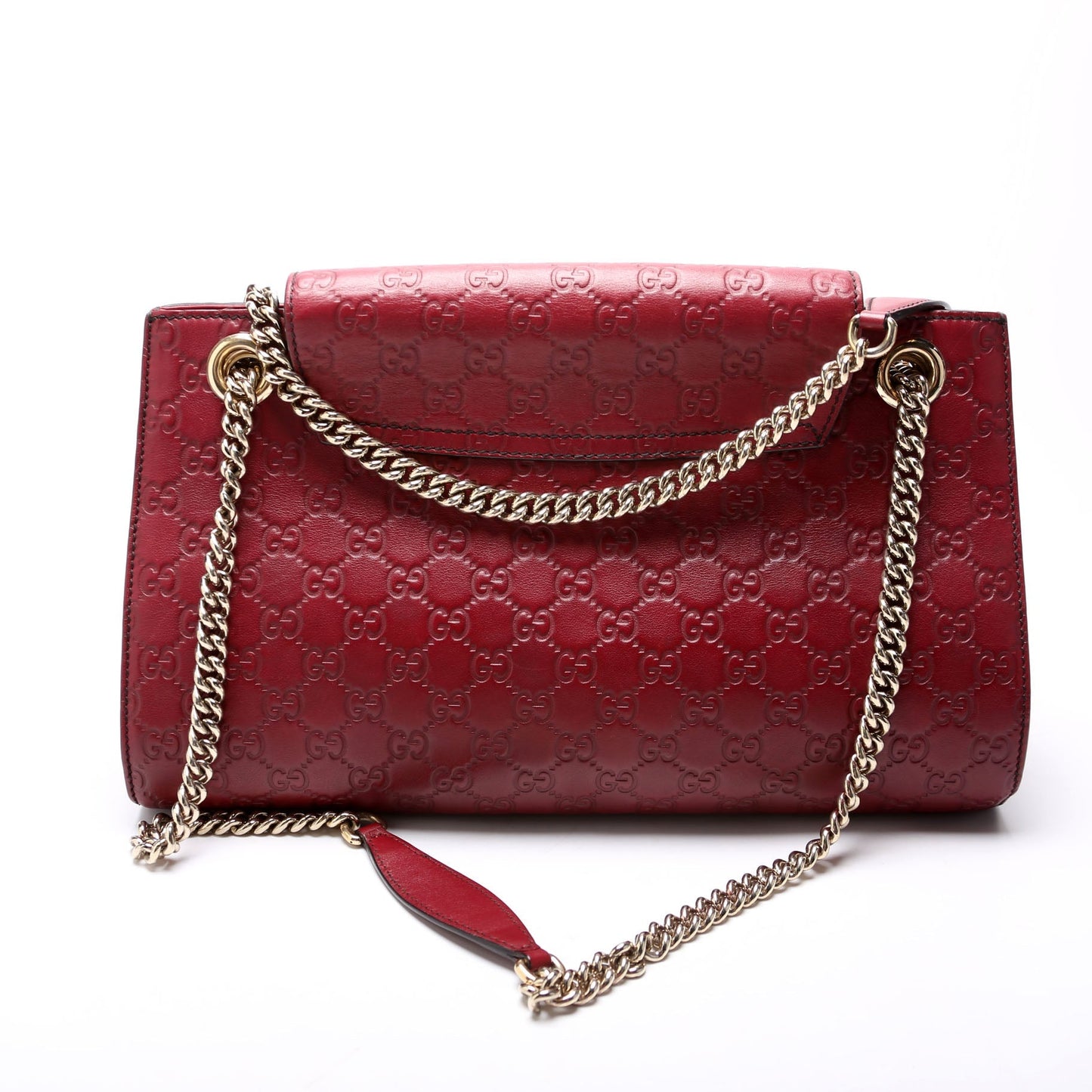 Gucci GG Emilie Canvas Chain Shoulder Bag Shoulder Bag