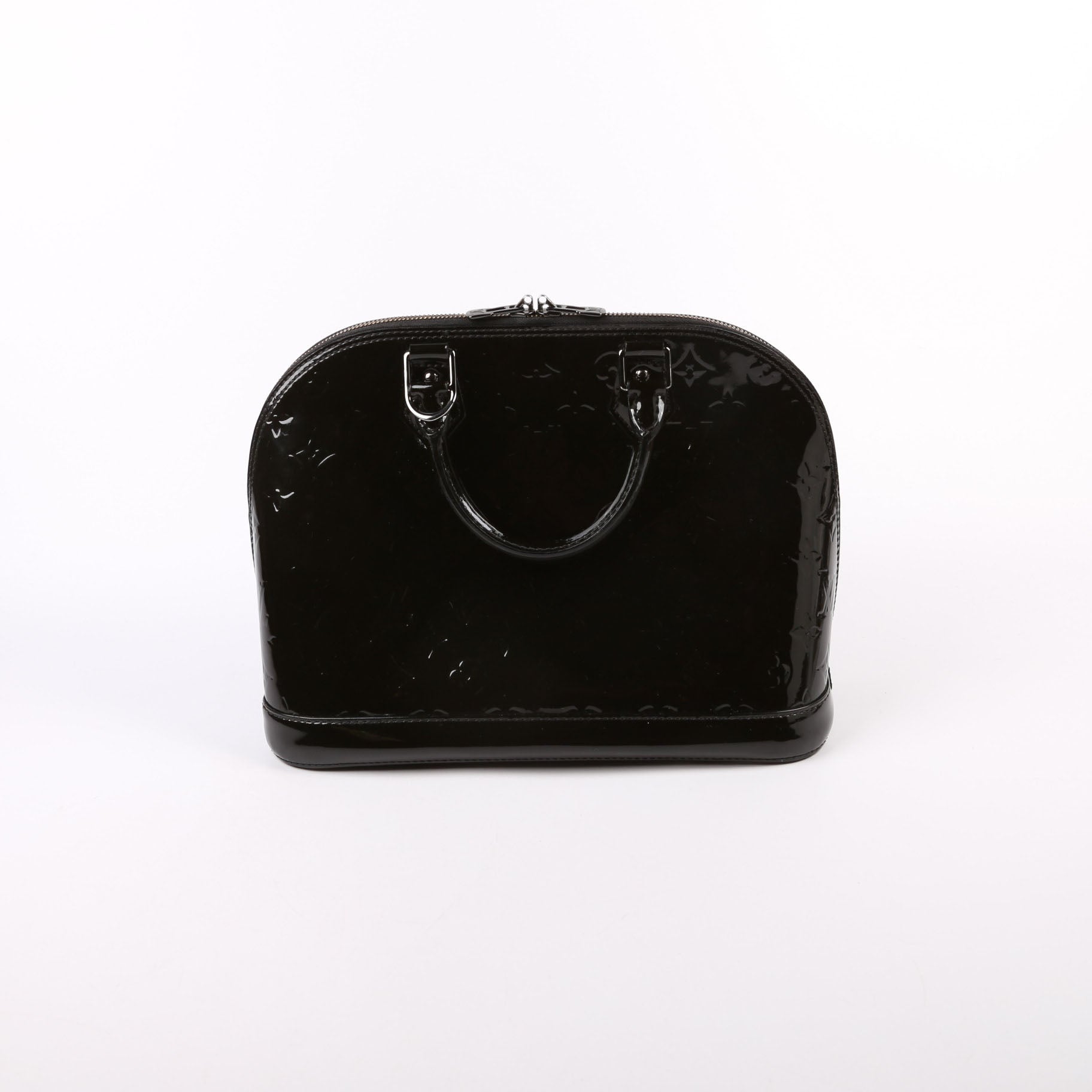 Louis Vuitton Alma PM Vernis Black Handbag