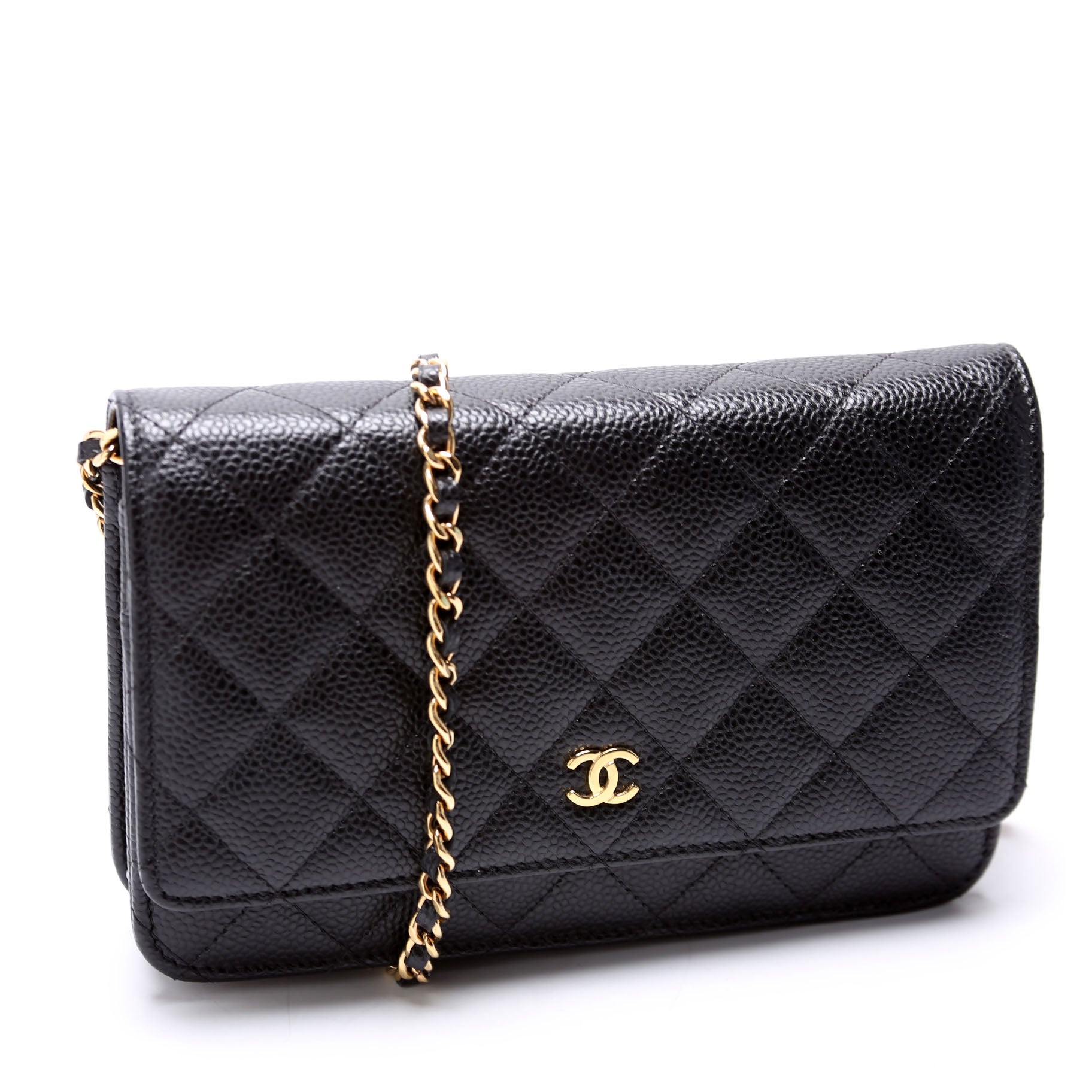 Chanel WOC Classic Quilted Caviar RFID Clutch Bag Rfid 1