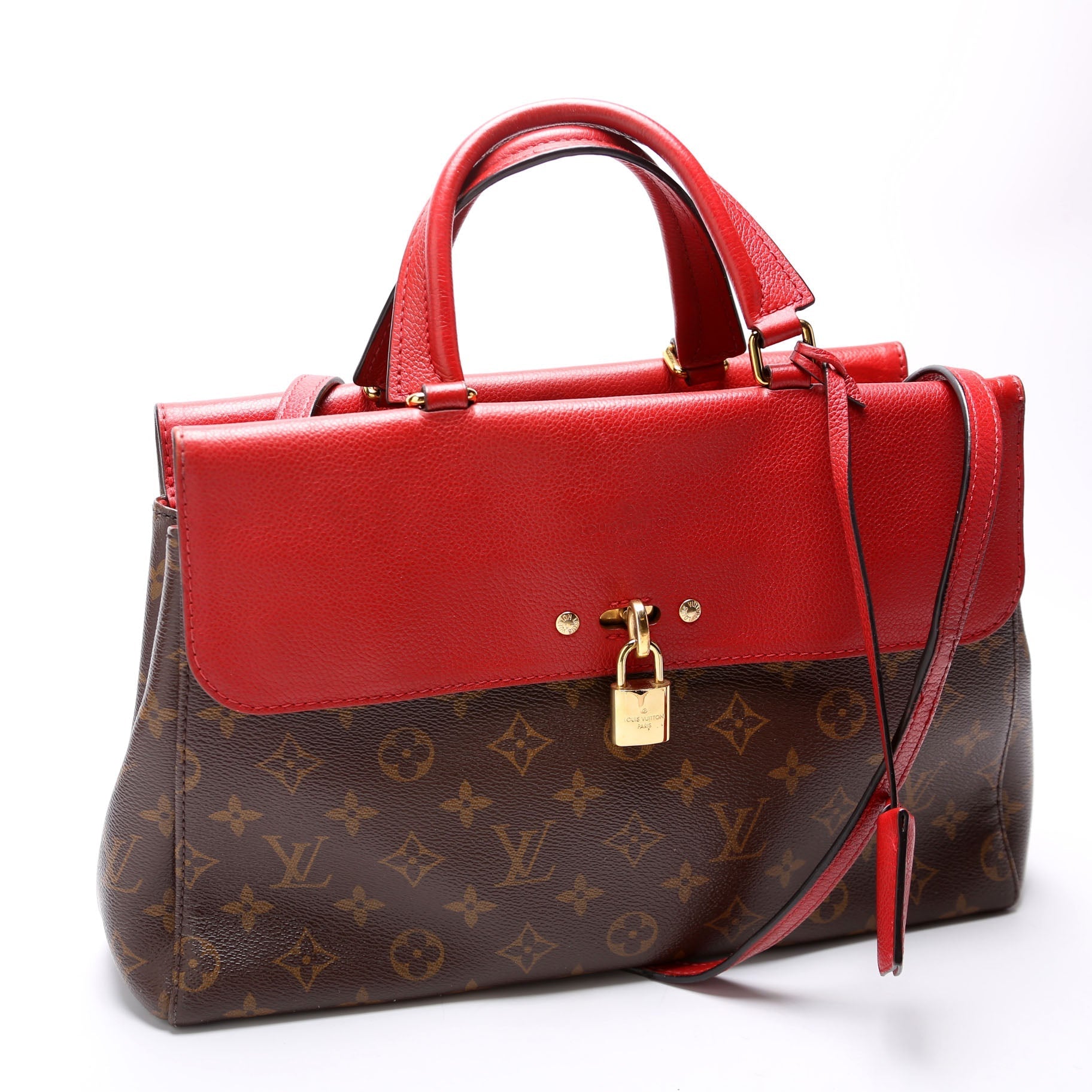 Louis Vuitton Venus Satchel Monogram Red Satchel Bag Monogram Red
