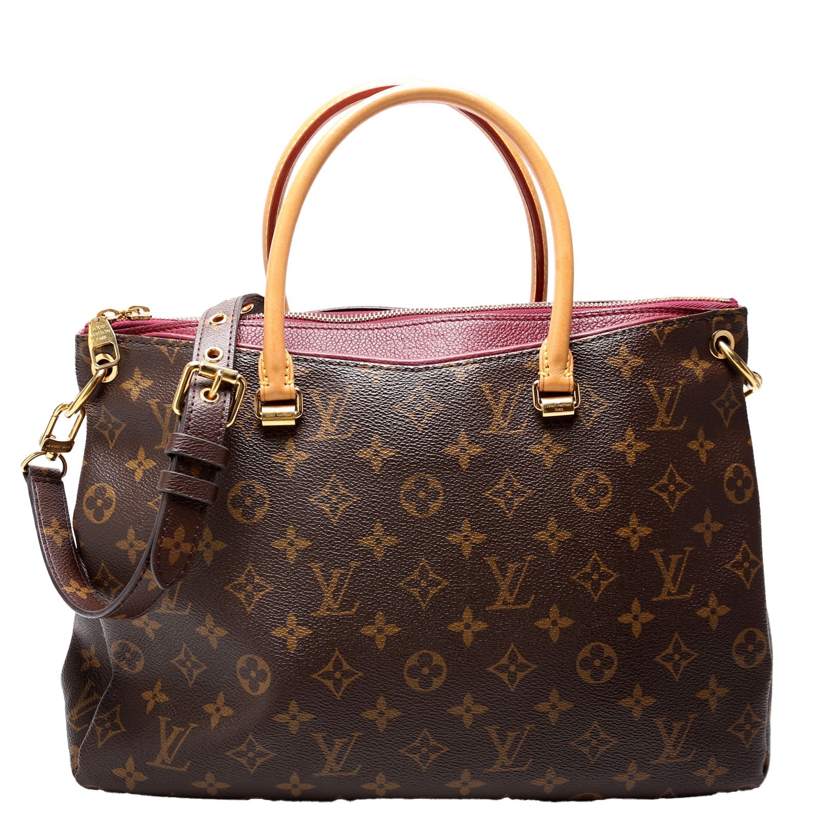 Louis Vuitton Pallas Side Monogram Canvas Tote Bag Side 7