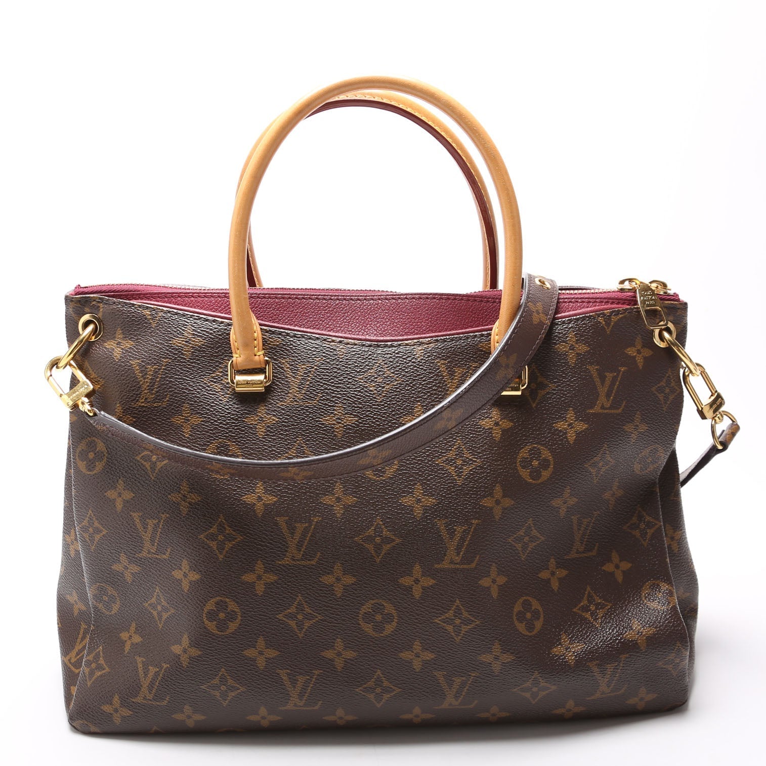 Louis Vuitton Pallas Side Monogram Canvas Tote Bag Side 7