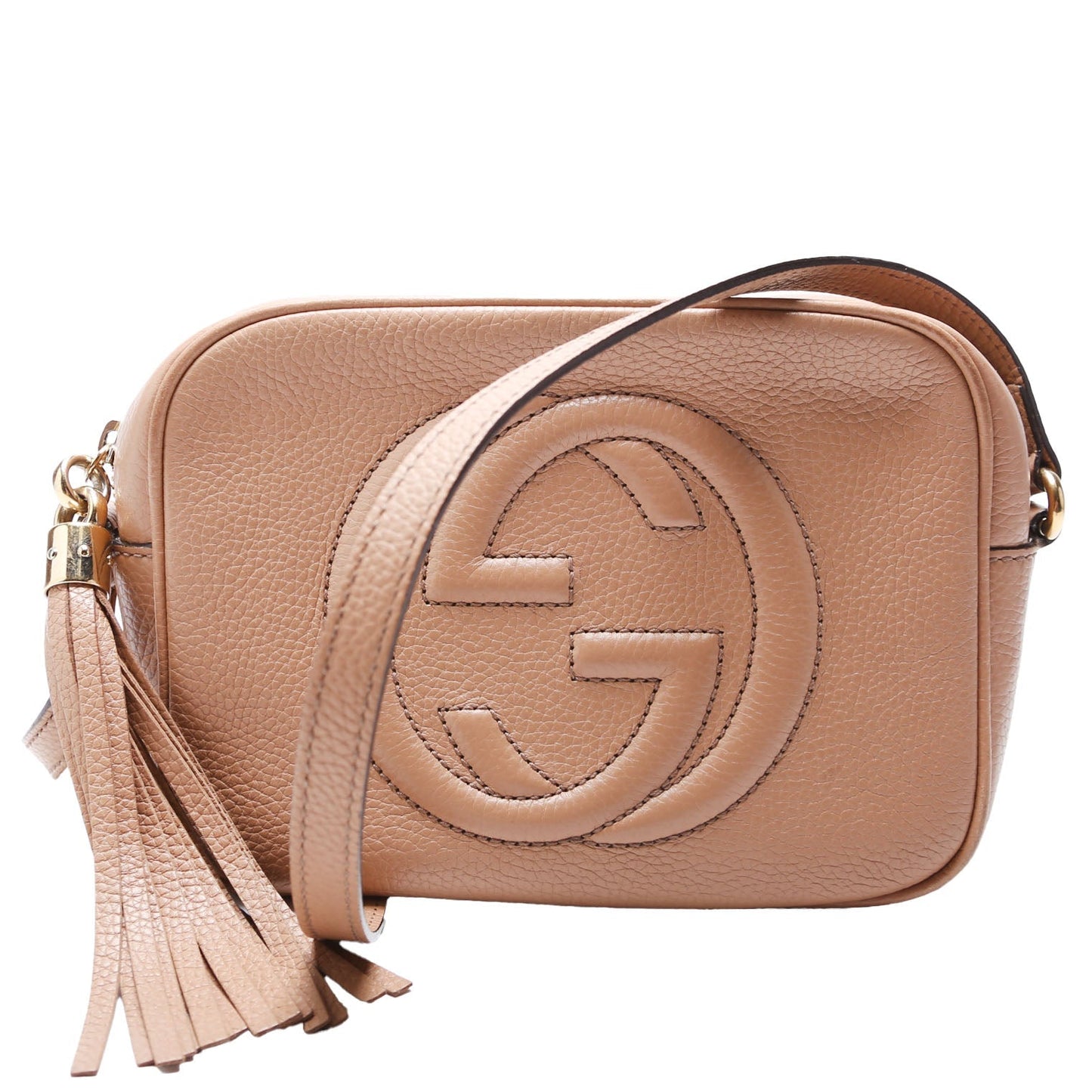 Gucci Soho Disco Tan Crossbody Bag Tan 3