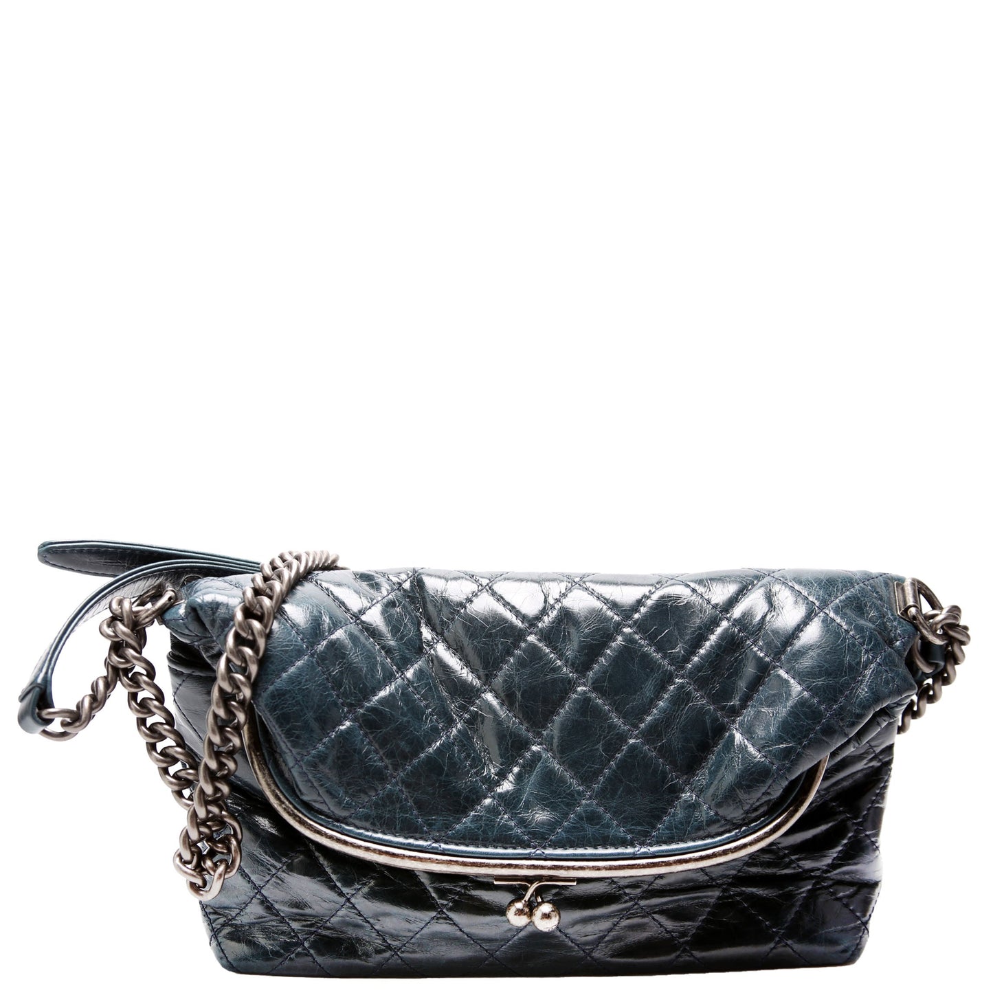 Chanel ON HOLD Tabatiere Kisslock Fold Over Handbag