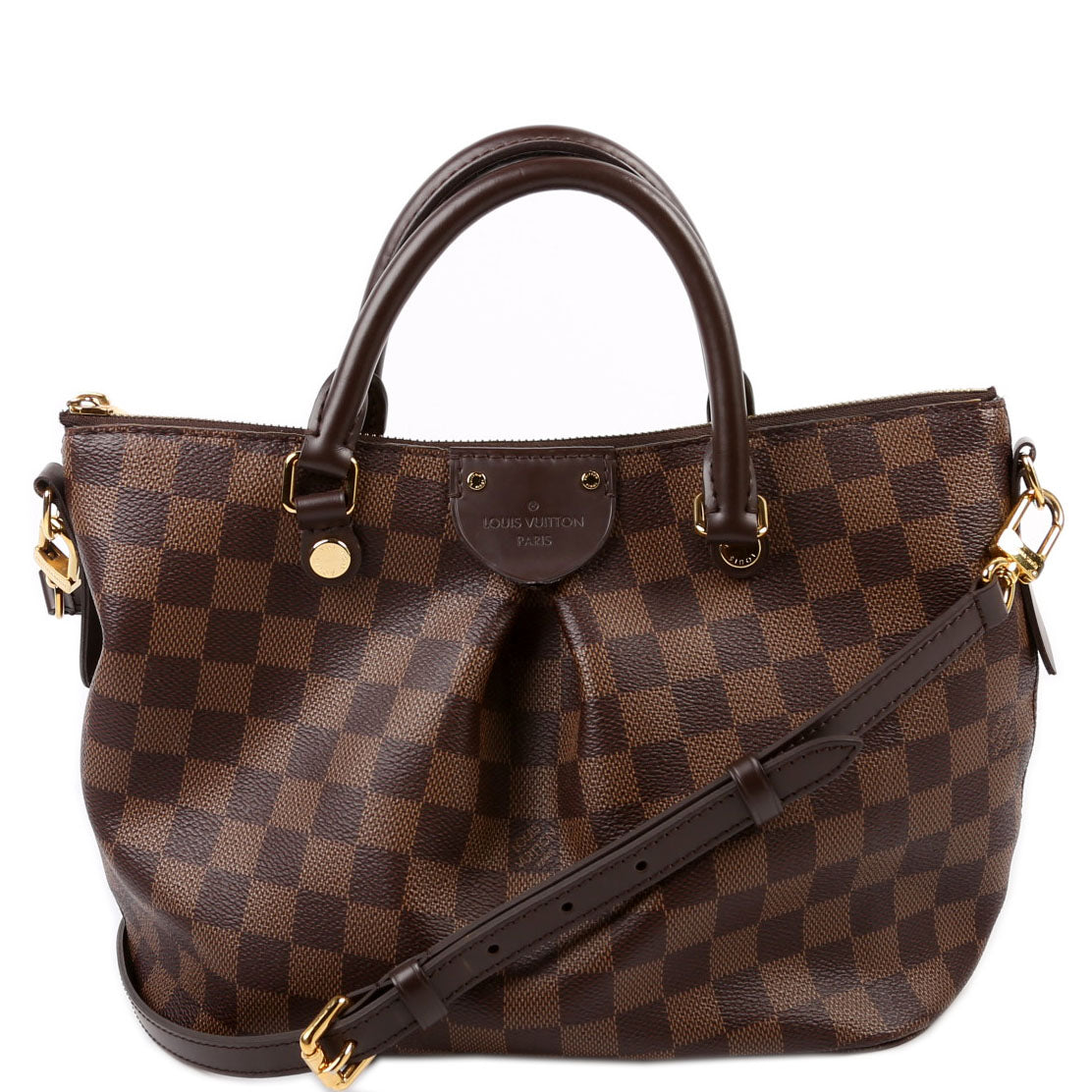 Louis Vuitton Siena Ebene PM Damier Handbag Ebene 10
