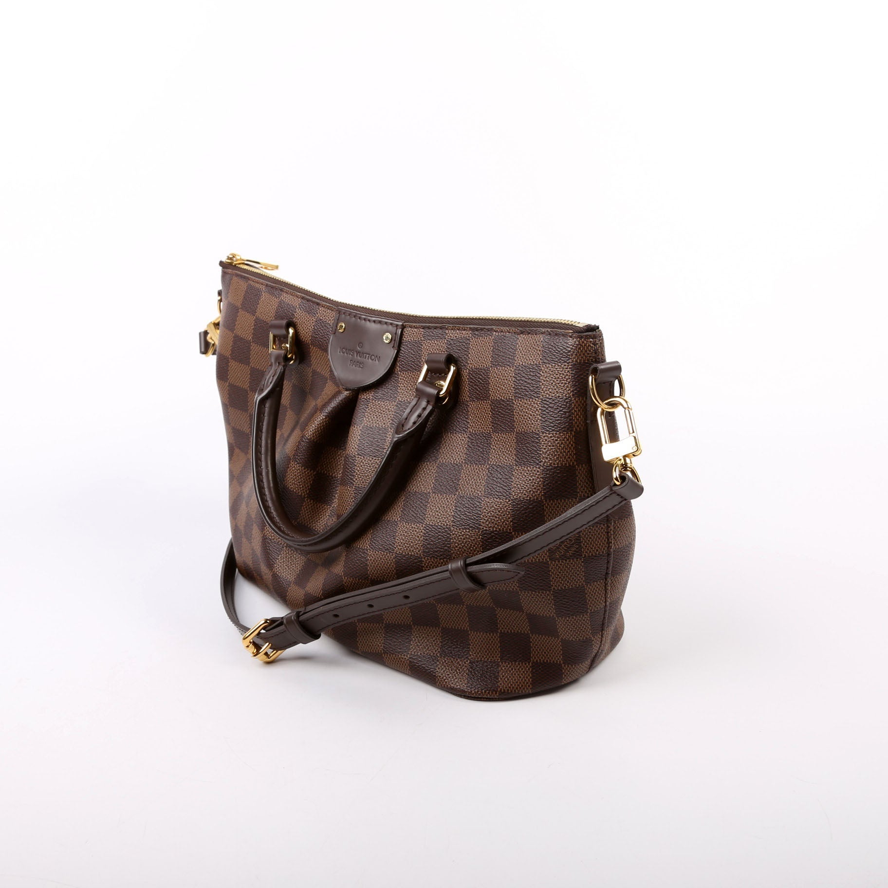 Louis Vuitton Siena Ebene PM Damier Handbag Ebene 10