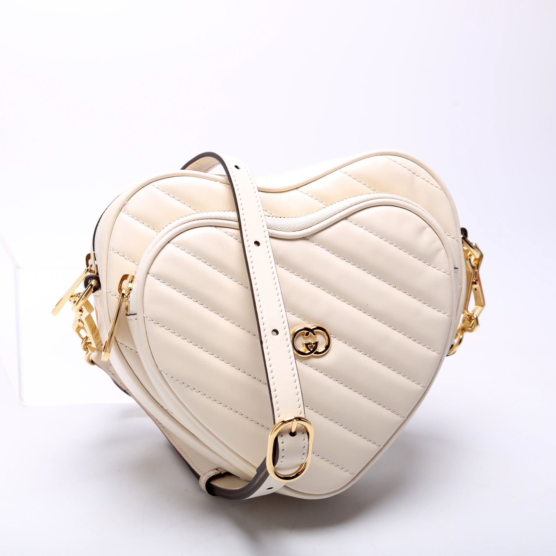Gucci Interlock G Heart Mini Crossbody Bag