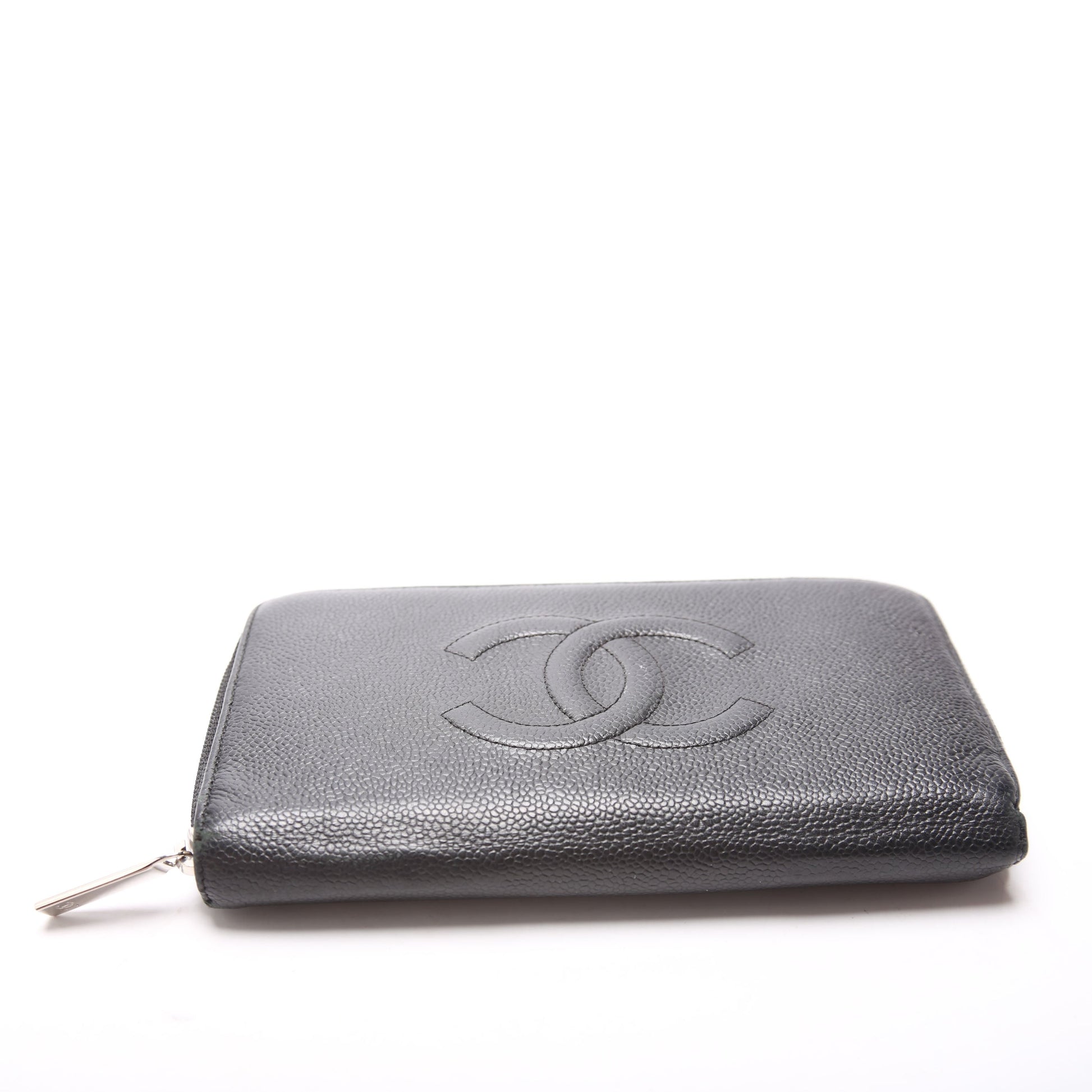 Chanel Timeless CC Zip Around Organizer Wallet 17M Black