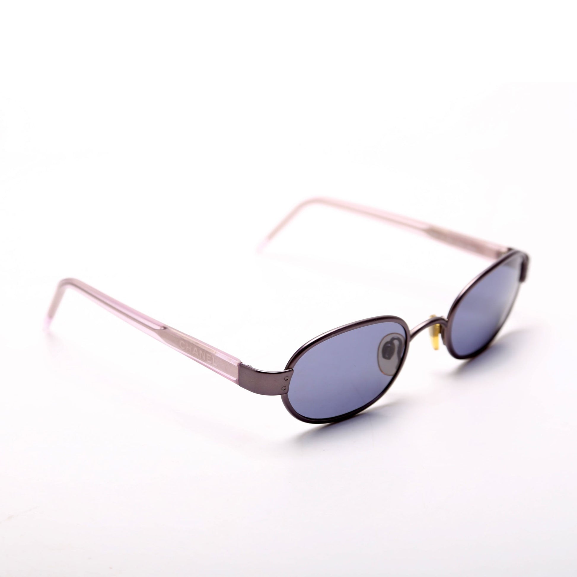 Chanel 11757 Oval Sunglasses Purple