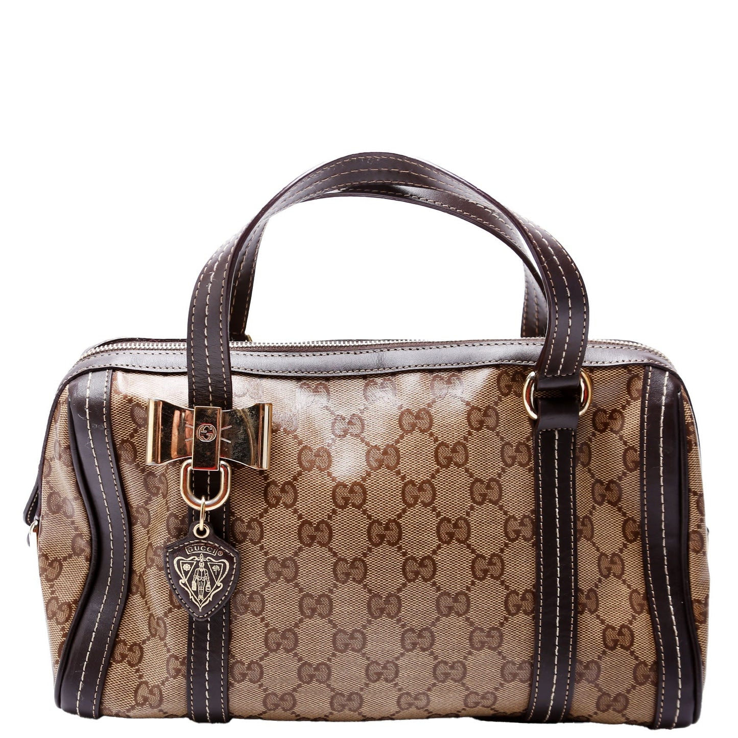 Gucci Duchessa Crystal Boston Medium Travel Bag