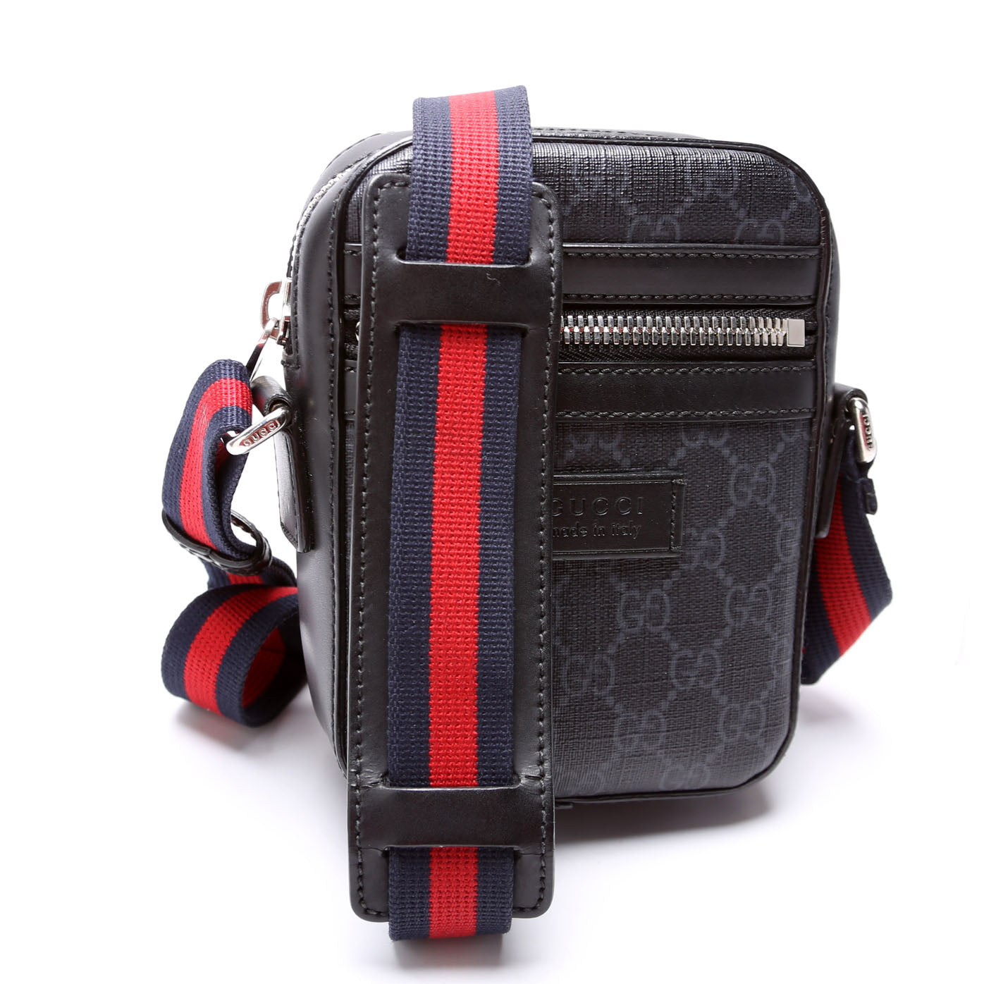 Gucci GG Supreme Messenger Black Travel Bag Black 1