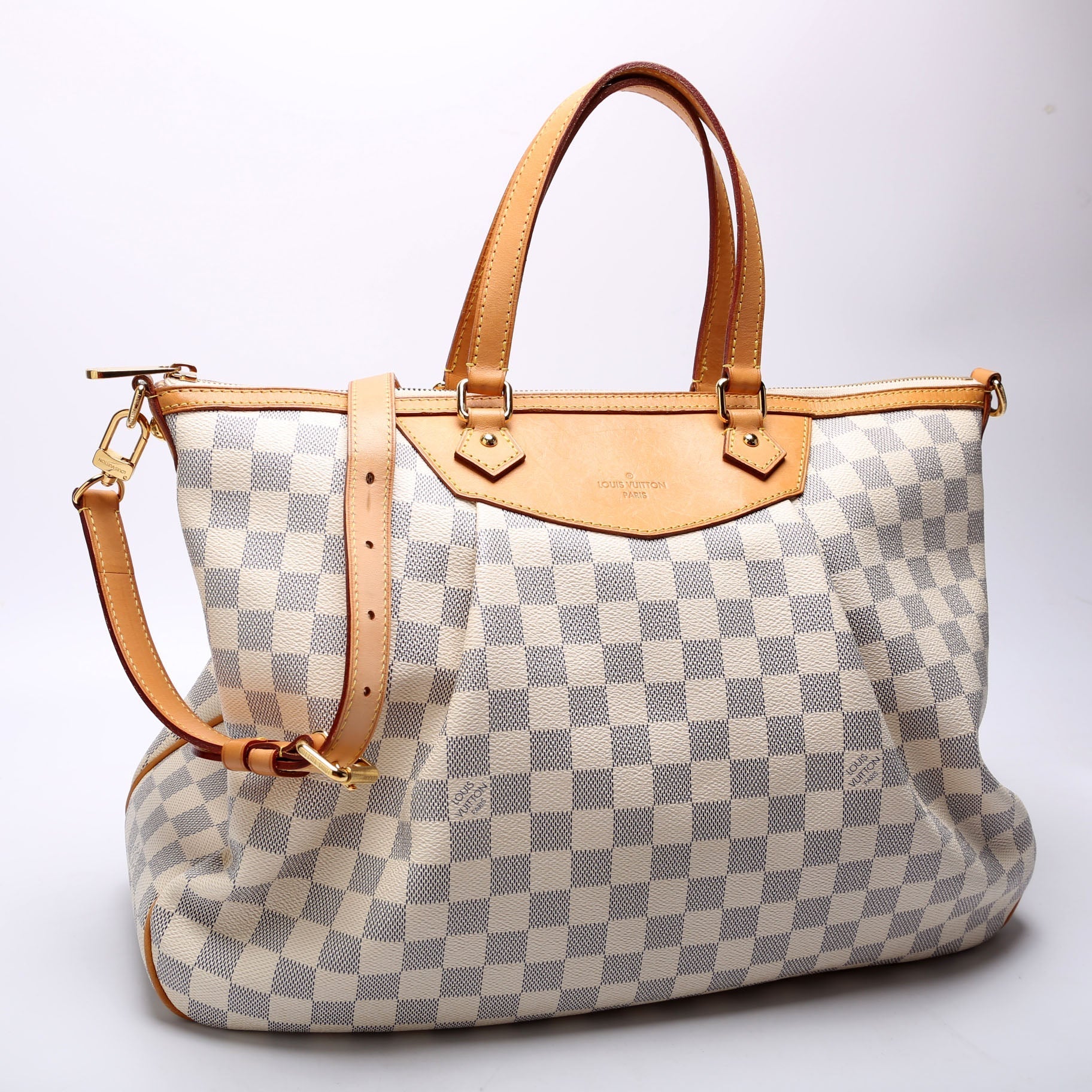 Louis Vuitton Siracusa Azur GM Handbag