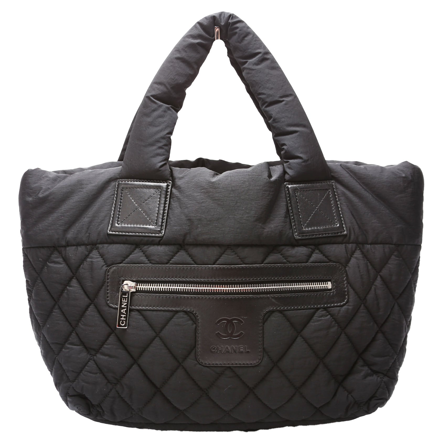 Chanel Coco Cocoon Nylon Black Small Handbag