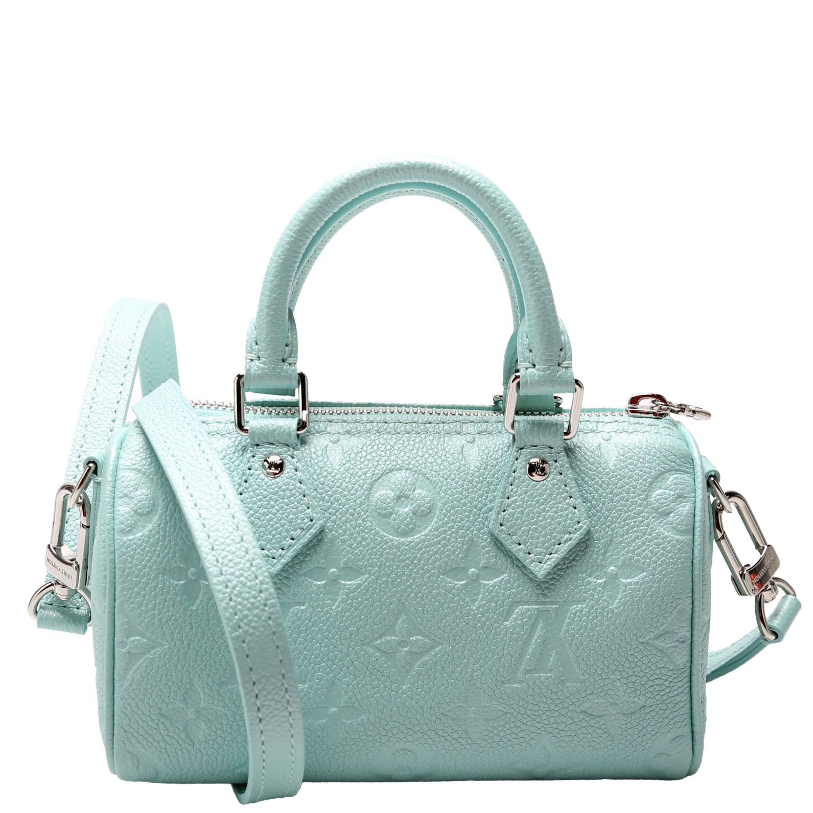 Louis Vuitton Speedy Empreinte Blue Nano Handbag