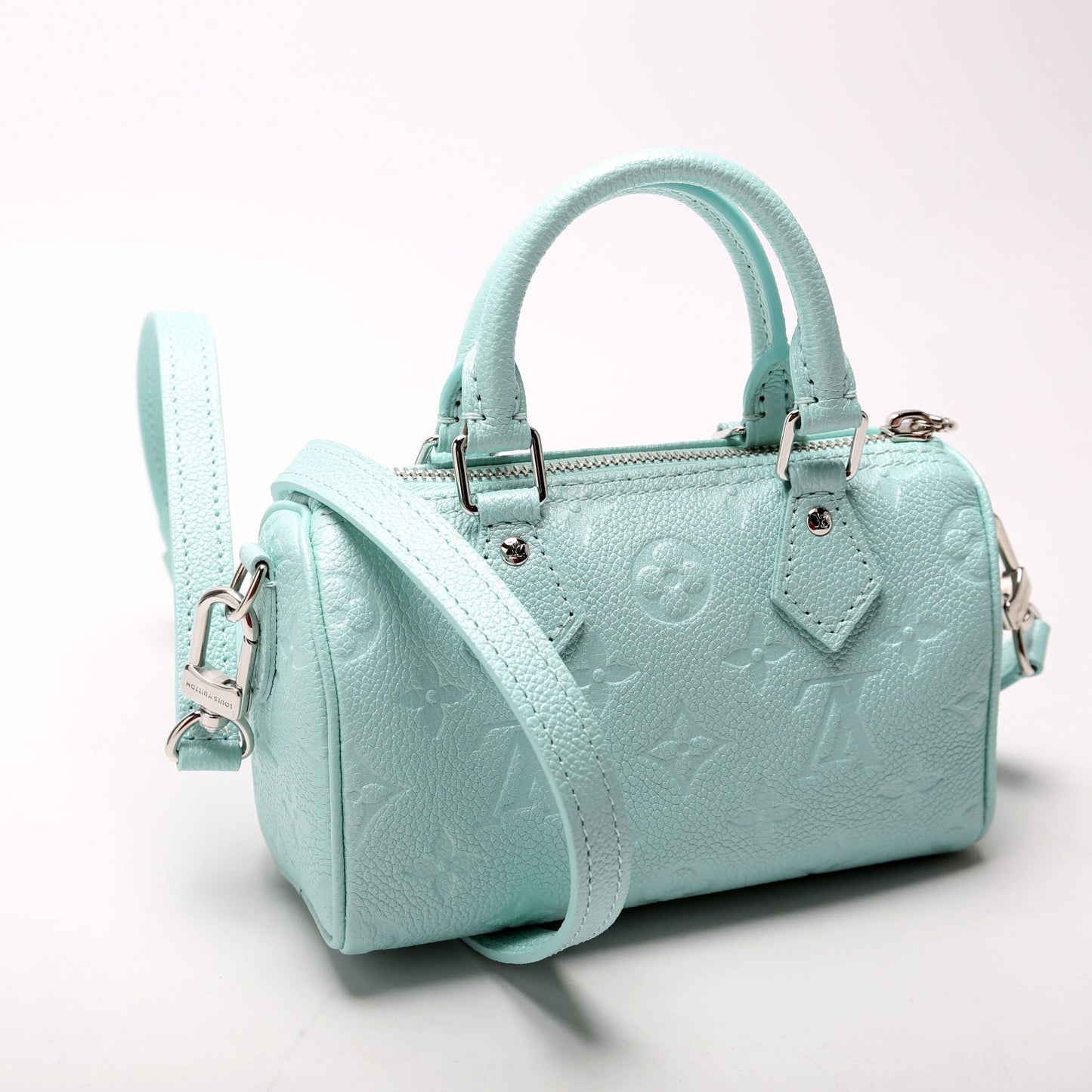 Louis Vuitton Speedy Empreinte Blue Nano Handbag